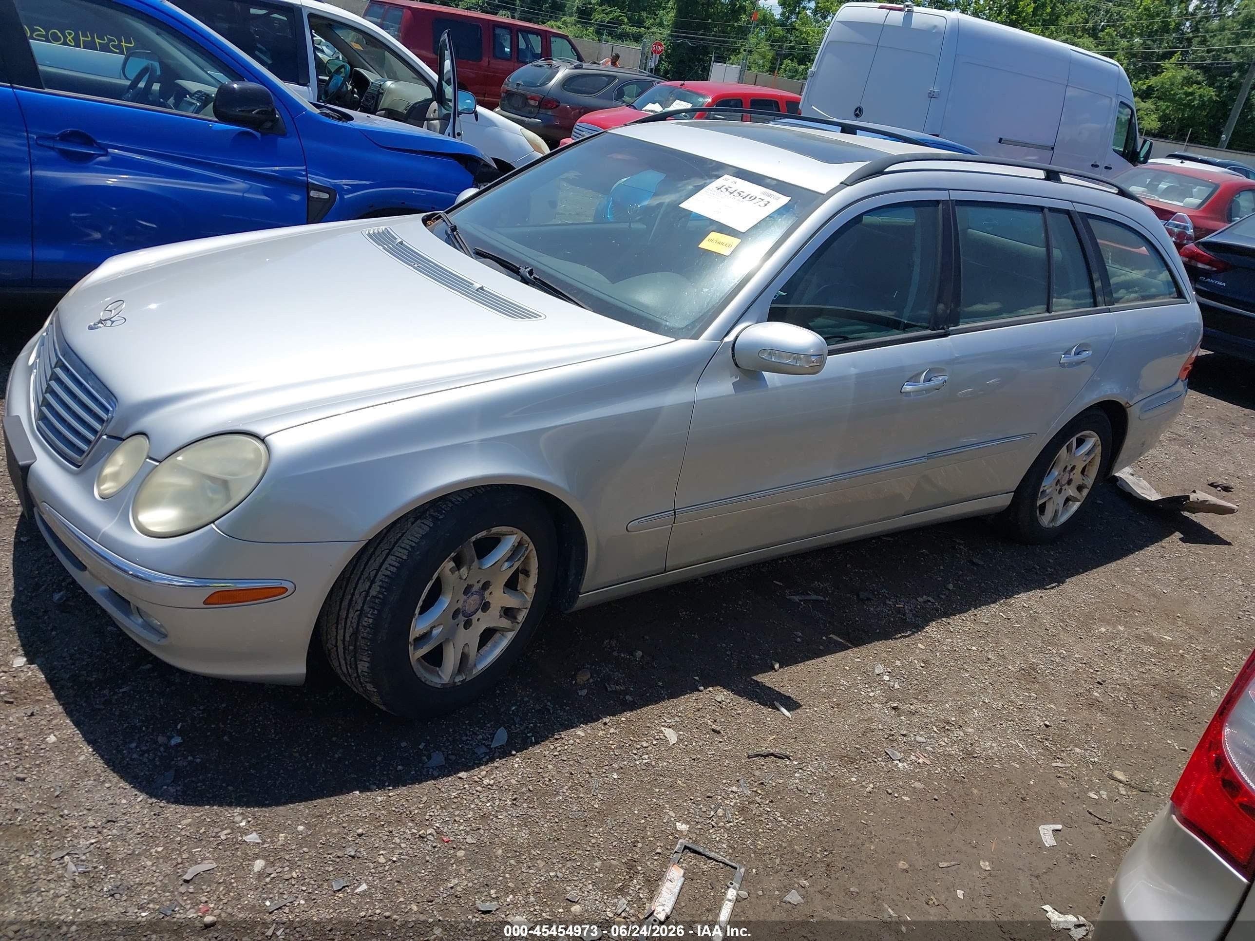 2004 Mercedes-benz E 320 4matic Silver vin: WDBUH82JX4X136453