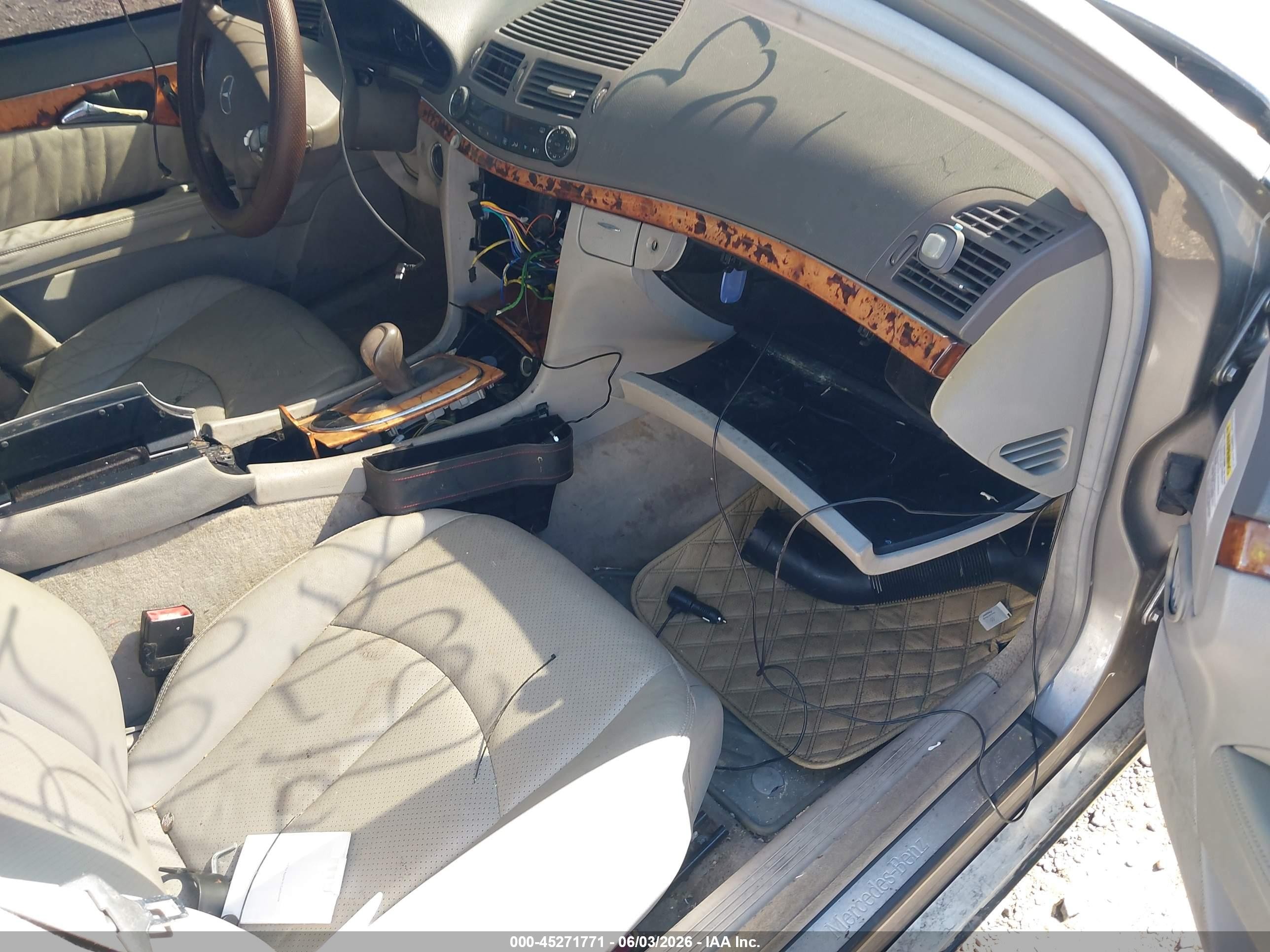 2004 Mercedes-benz E 500 4matic Gray vin: WDBUH83J04X156449
