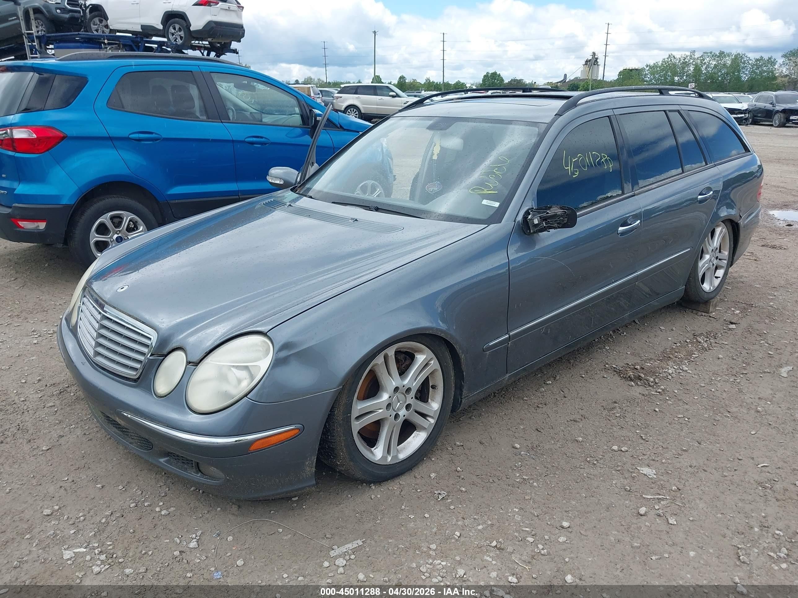 2005 Mercedes-benz E 500 4matic Серый vin: WDBUH83J05X176234