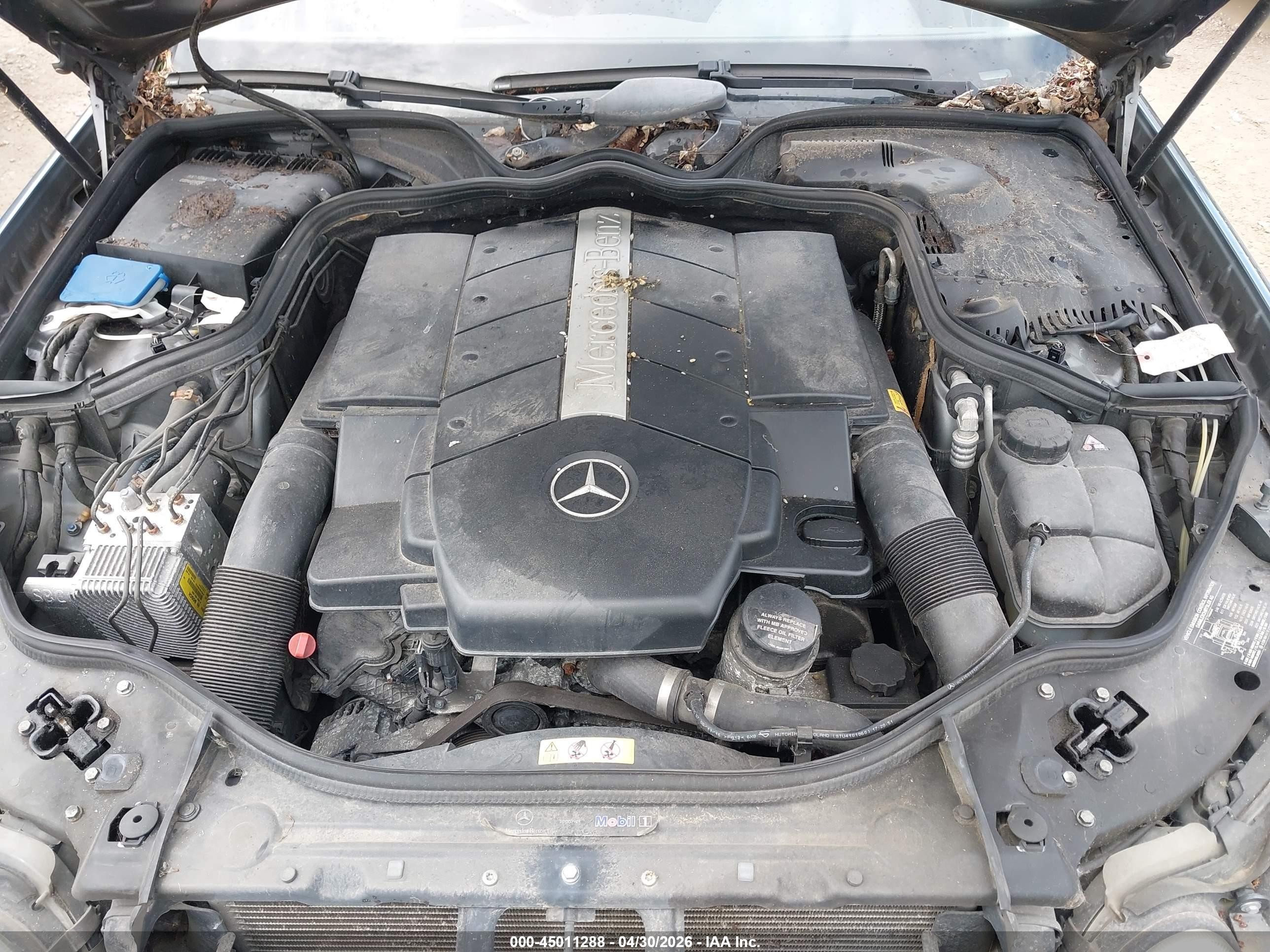 2005 Mercedes-benz E 500 4matic Серый vin: WDBUH83J05X176234