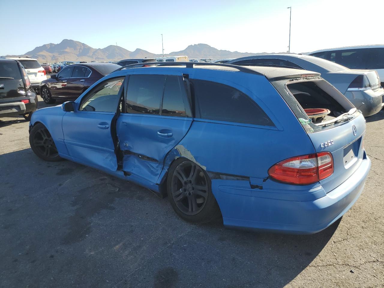 2004 Mercedes-benz E 500 4matic Blue vin: WDBUH83J14X112041