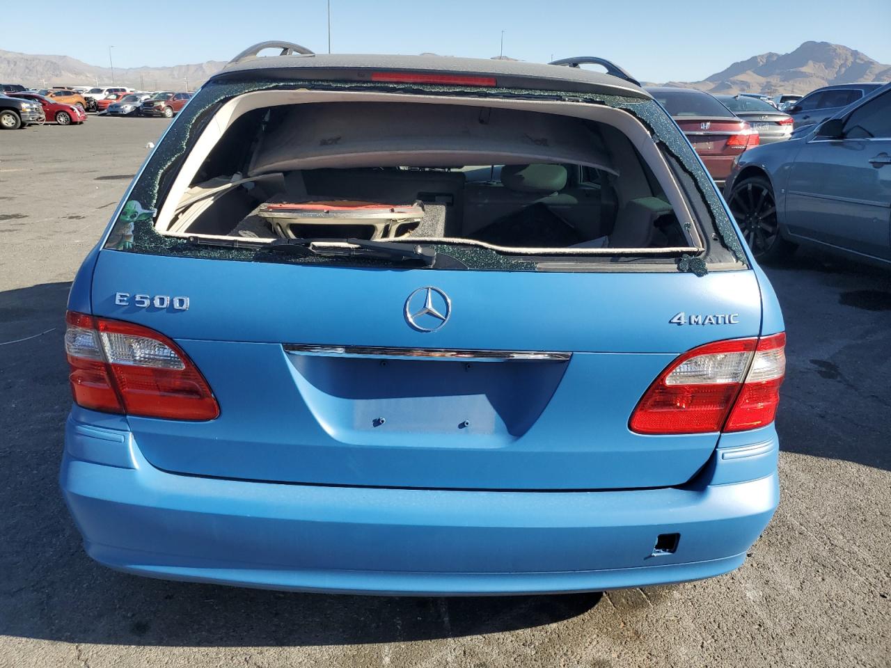 2004 Mercedes-benz E 500 4matic Blue vin: WDBUH83J14X112041