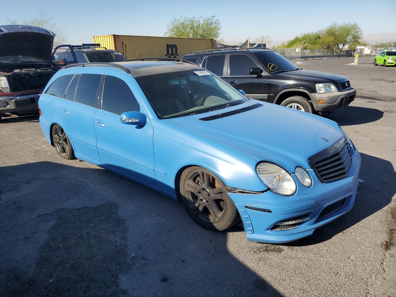 2004 Mercedes-benz E 500 4matic Blue vin: WDBUH83J14X112041