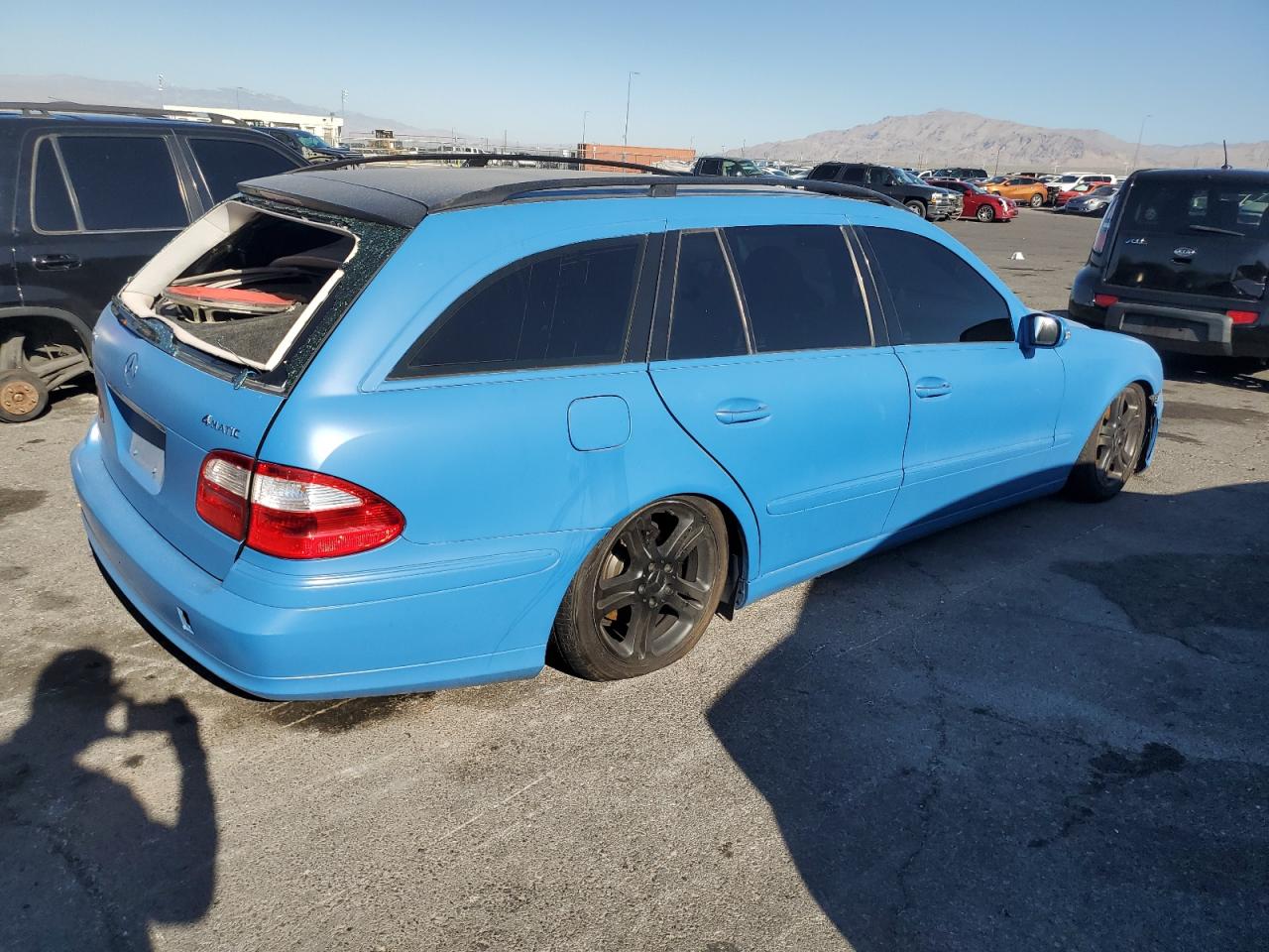 2004 Mercedes-benz E 500 4matic Blue vin: WDBUH83J14X112041