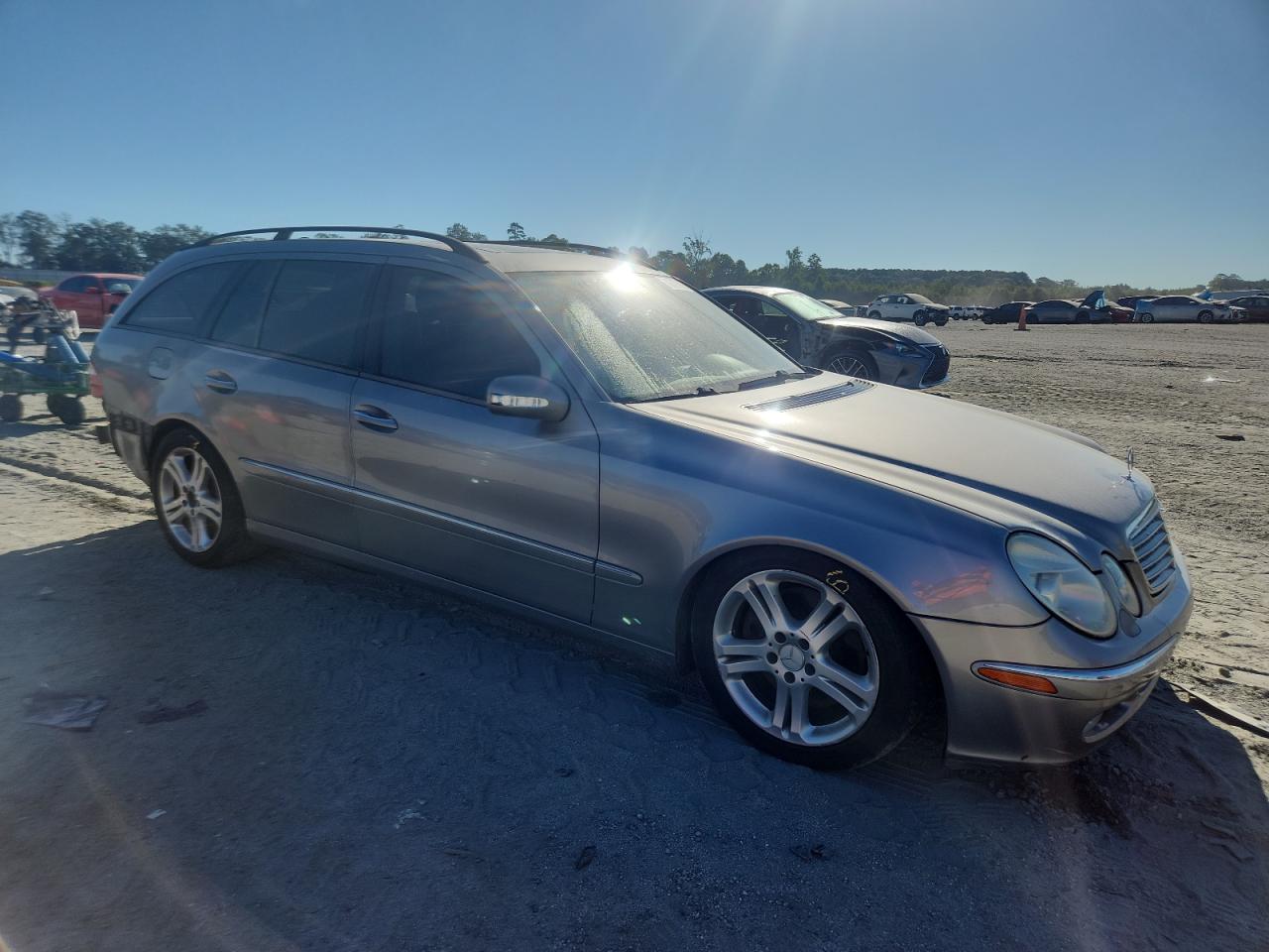 2004 Mercedes-benz E 500 4matic Silver vin: WDBUH83J14X112184