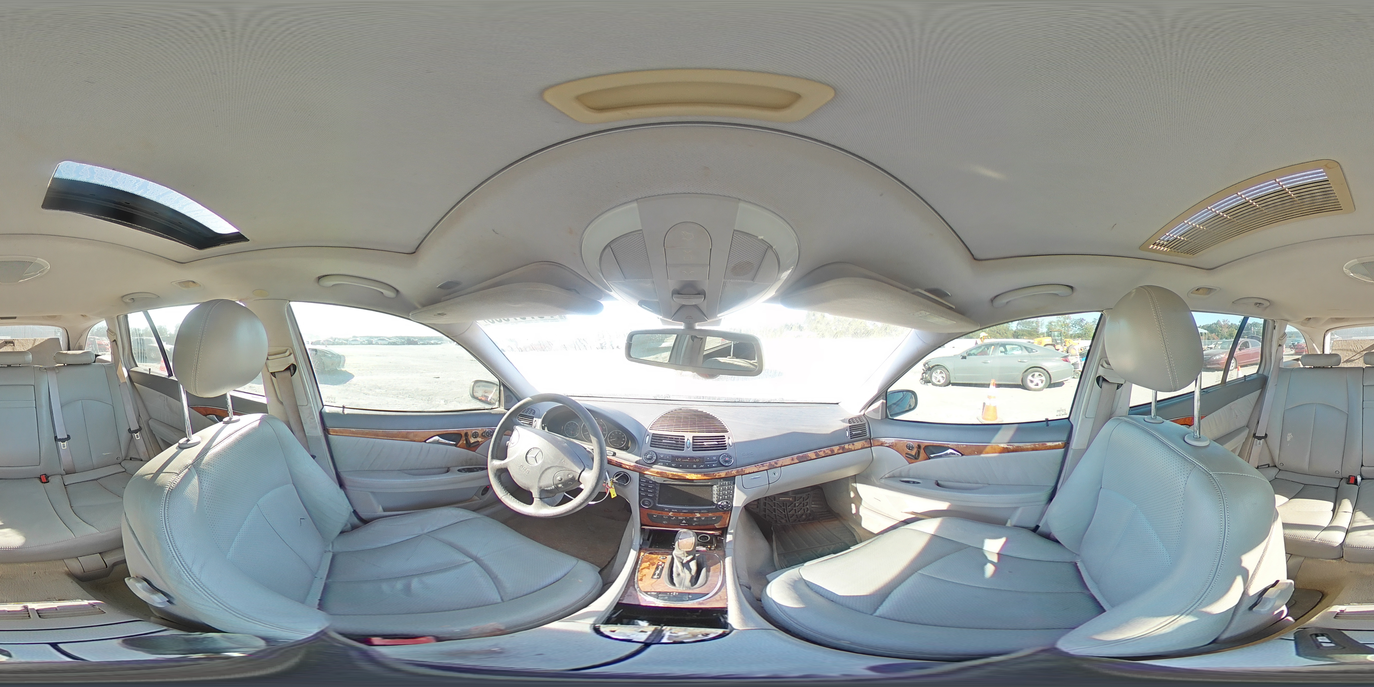 2004 Mercedes-benz E 500 4matic Silver vin: WDBUH83J14X112184