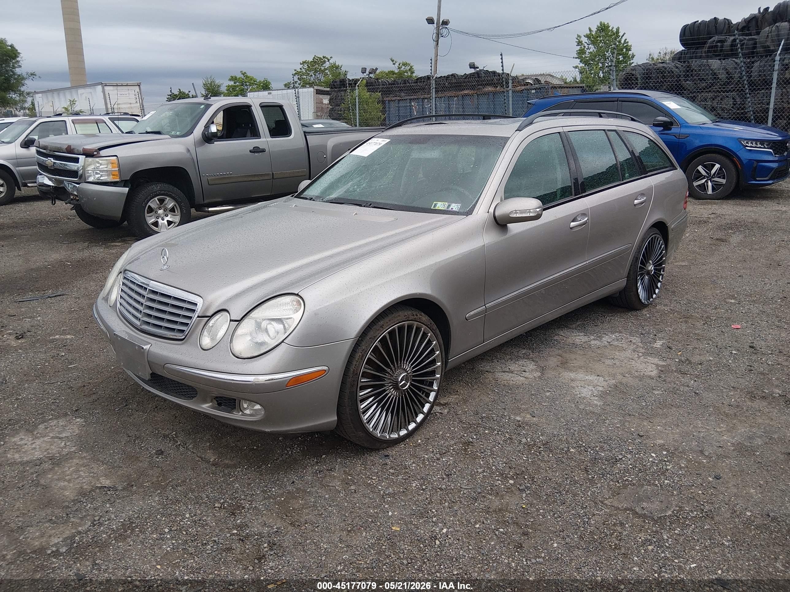 2004 Mercedes-benz E 500 4matic Silver vin: WDBUH83J34X113479