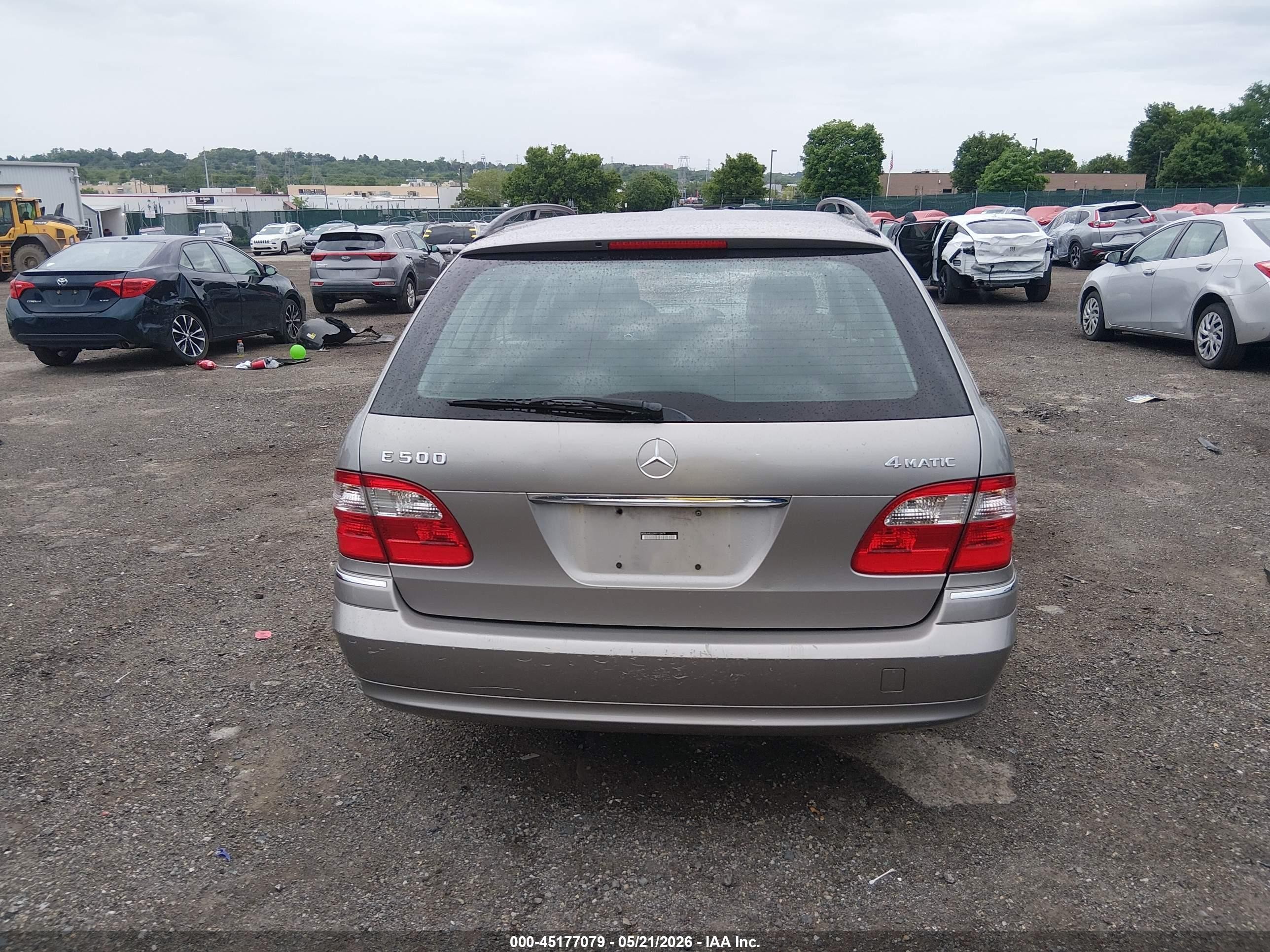 2004 Mercedes-benz E 500 4matic Silver vin: WDBUH83J34X113479