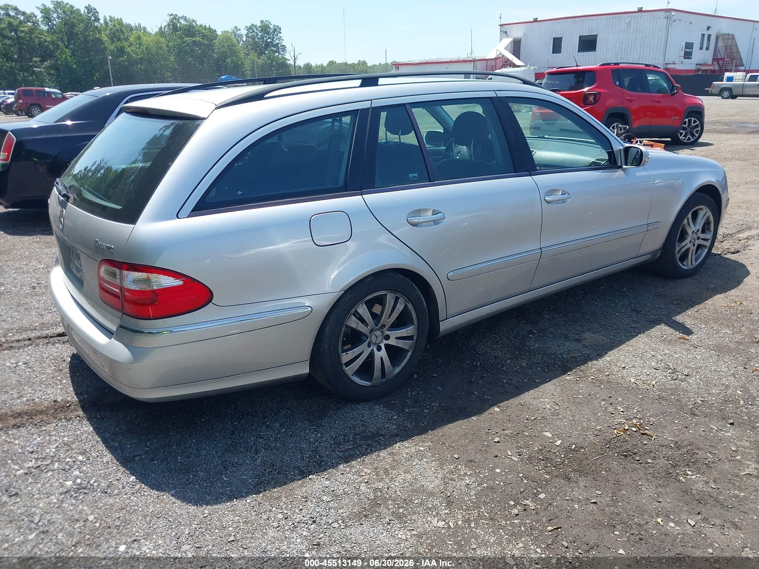 2005 Mercedes-benz E 500 4matic Silver vin: WDBUH83J55X169795