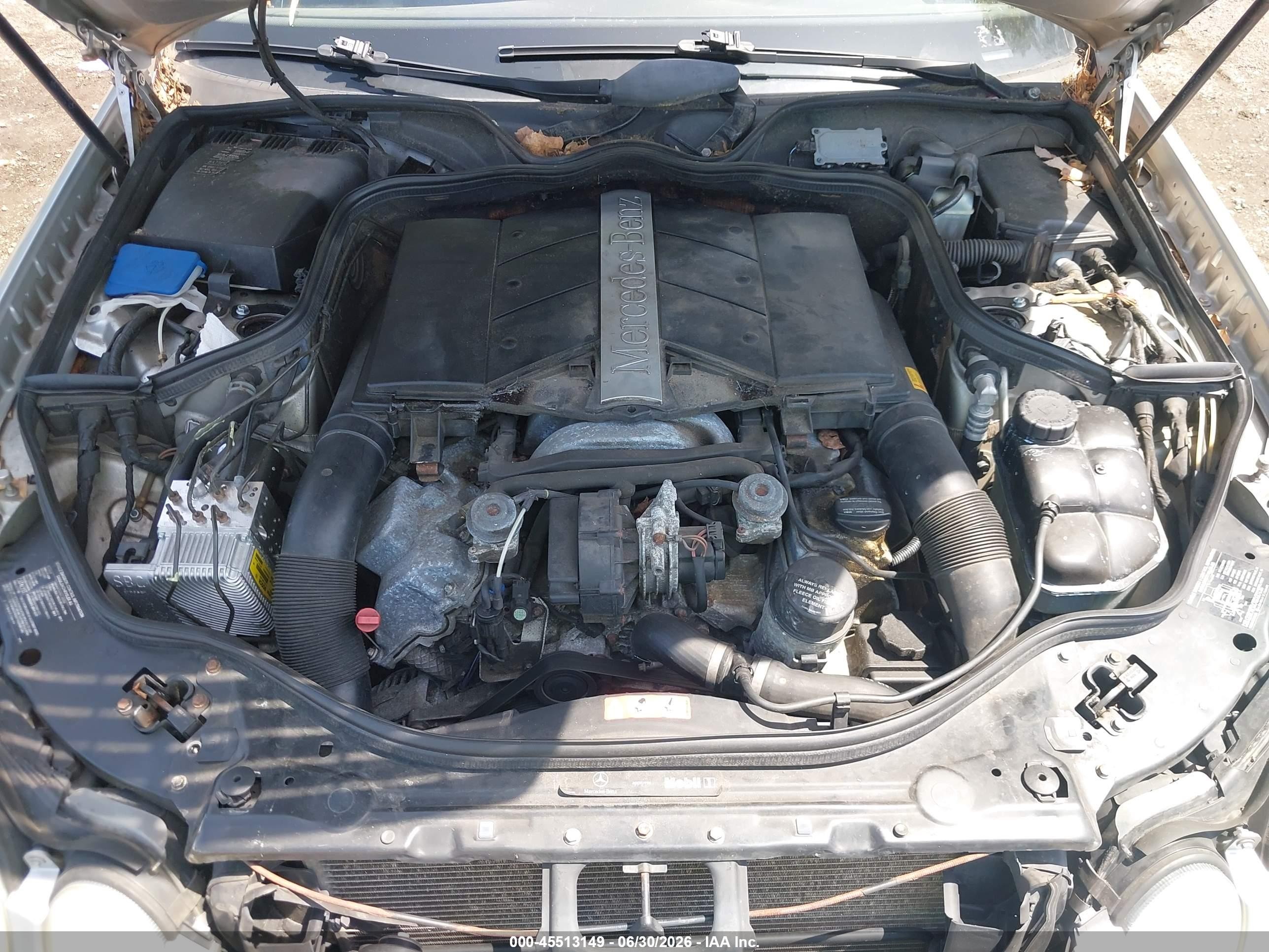 2005 Mercedes-benz E 500 4matic Silver vin: WDBUH83J55X169795
