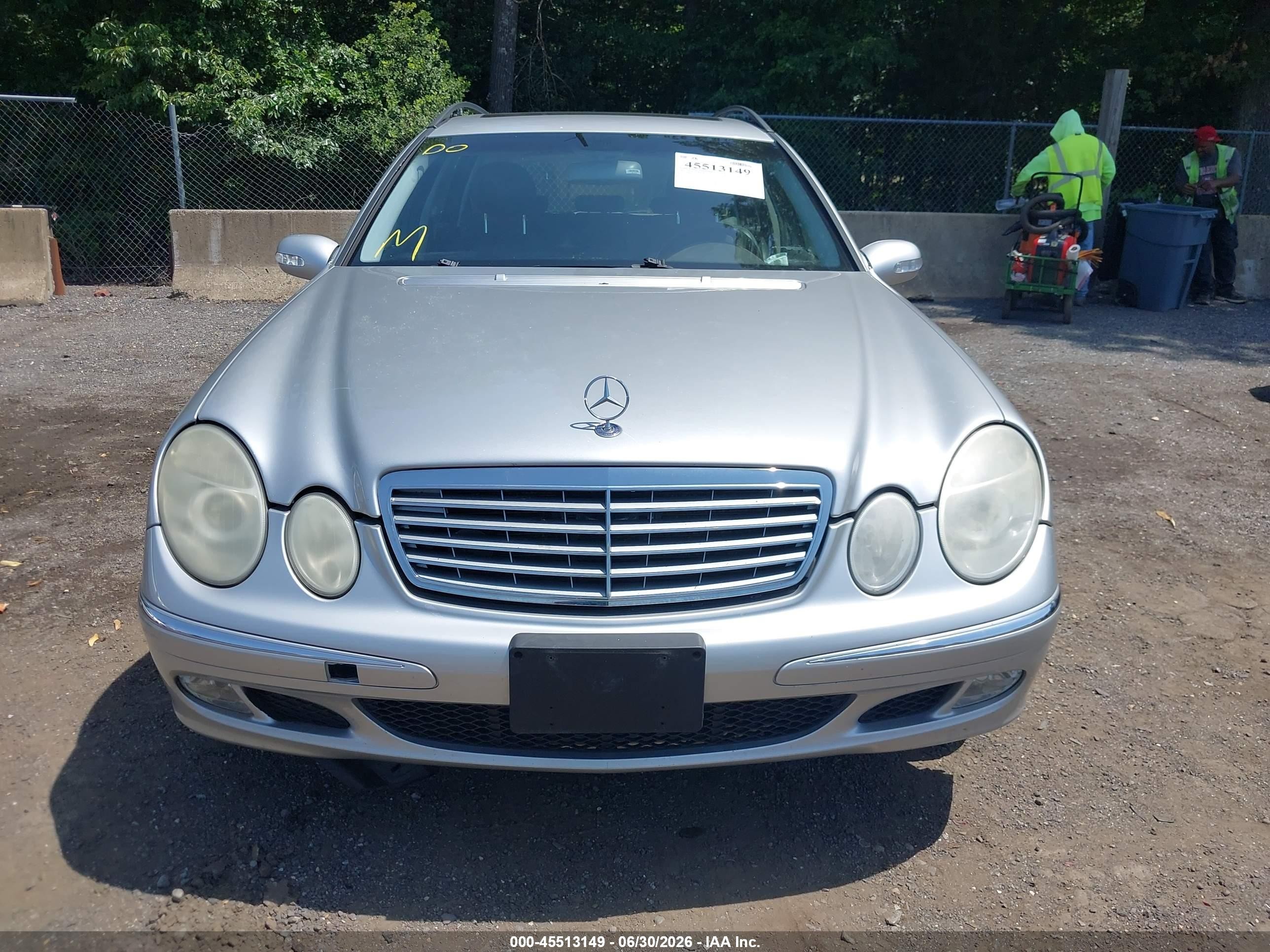 2005 Mercedes-benz E 500 4matic Silver vin: WDBUH83J55X169795