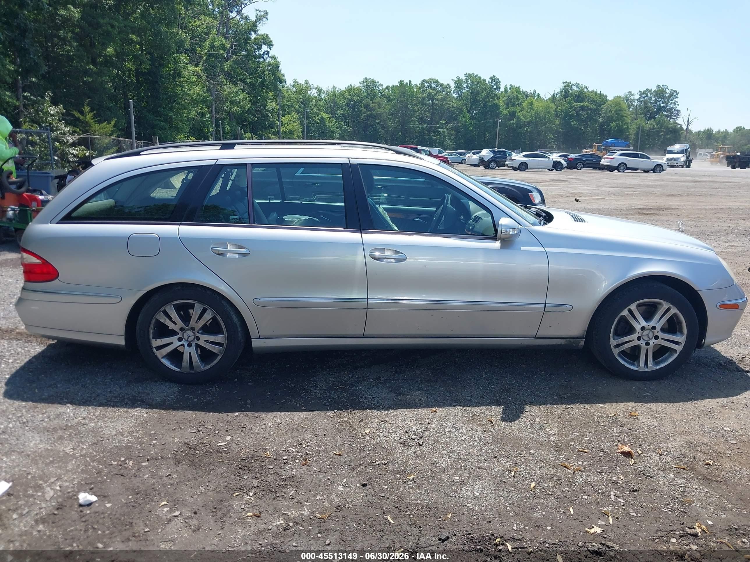 2005 Mercedes-benz E 500 4matic Silver vin: WDBUH83J55X169795