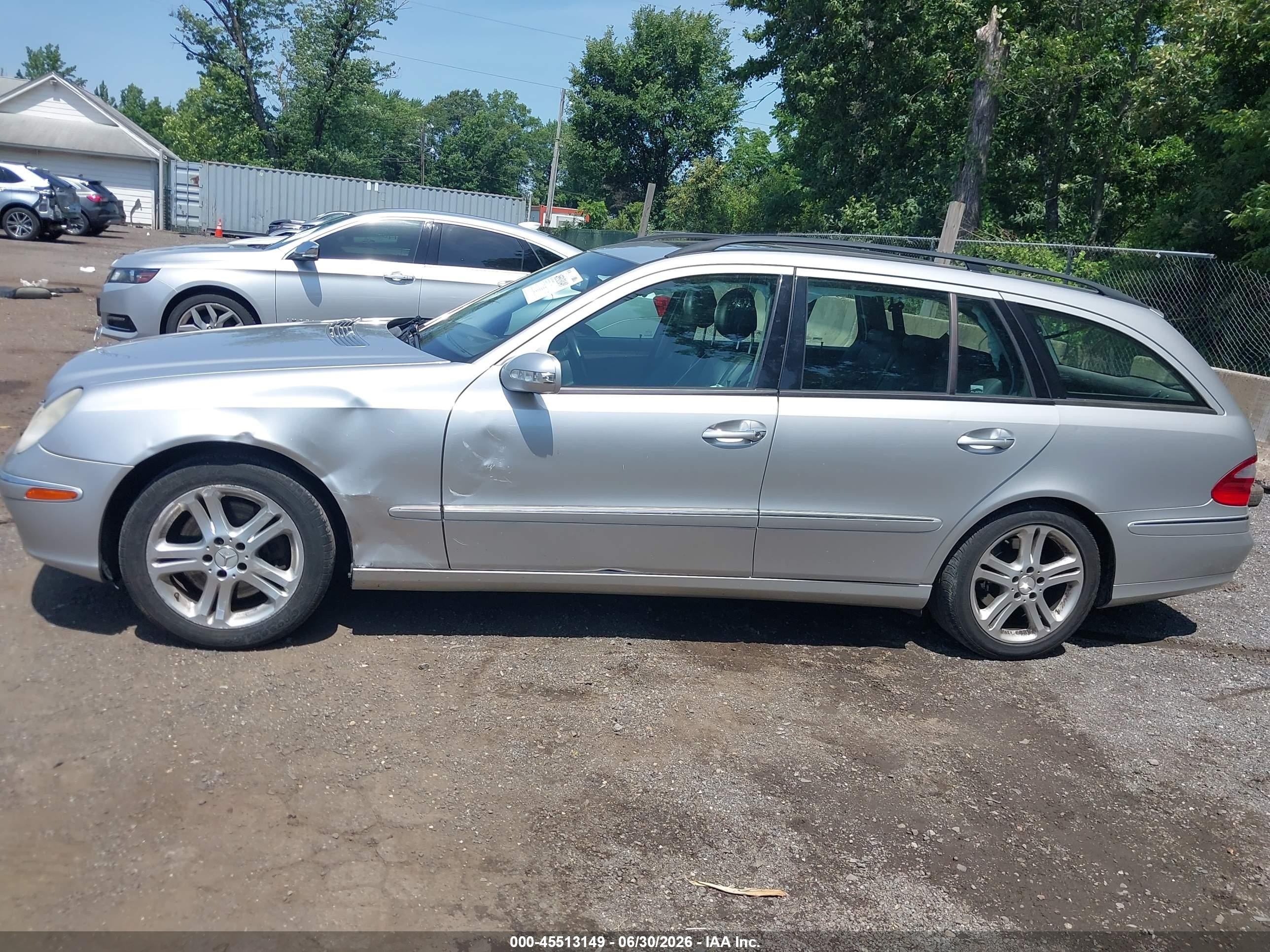 2005 Mercedes-benz E 500 4matic Silver vin: WDBUH83J55X169795