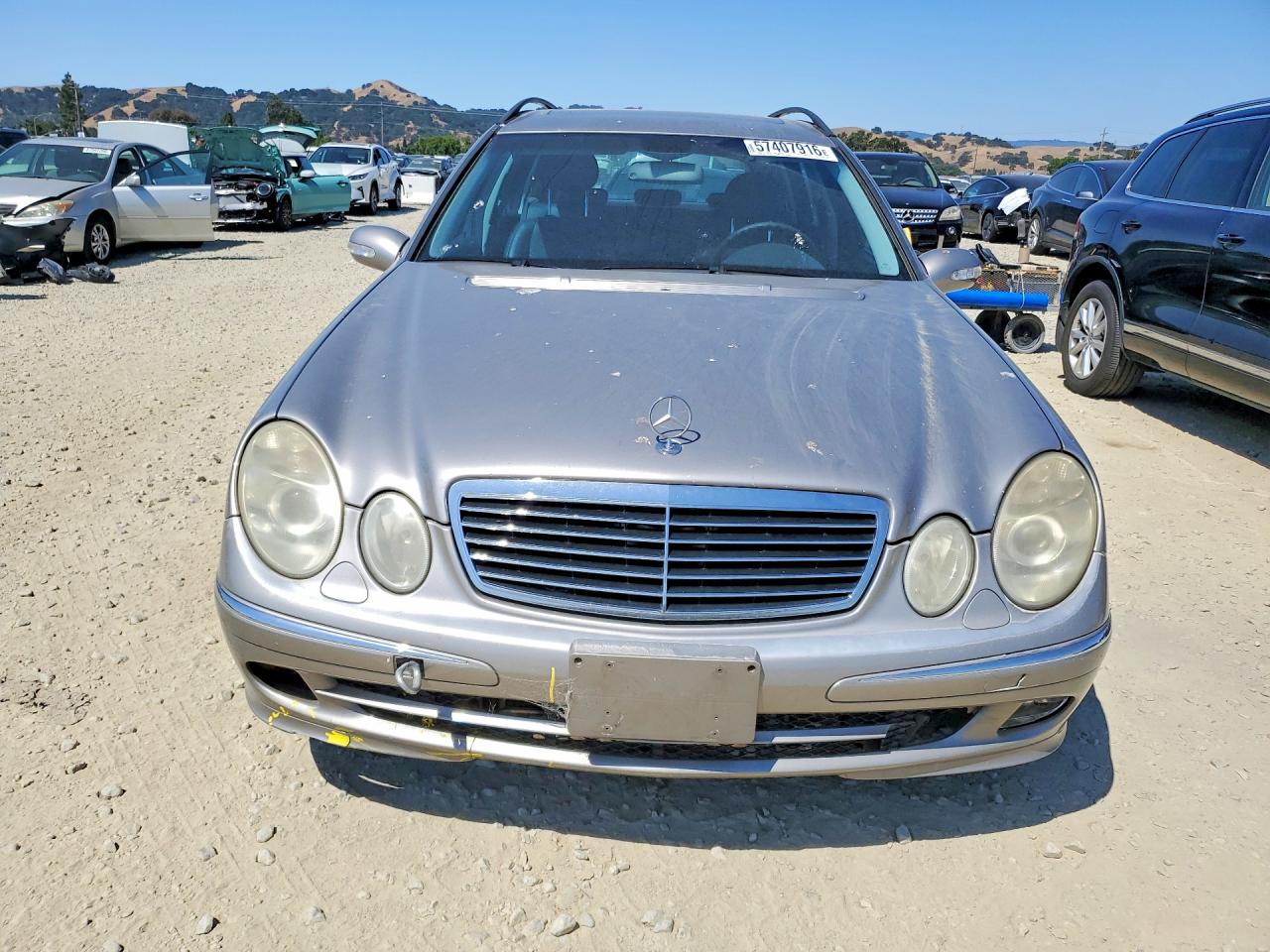 2004 Mercedes-benz E 500 4matic Silver vin: WDBUH83J64X119082