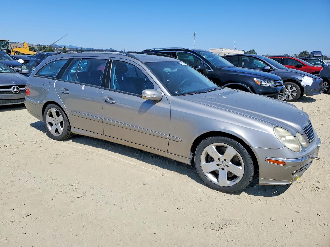 2004 Mercedes-benz E 500 4matic Silver vin: WDBUH83J64X119082