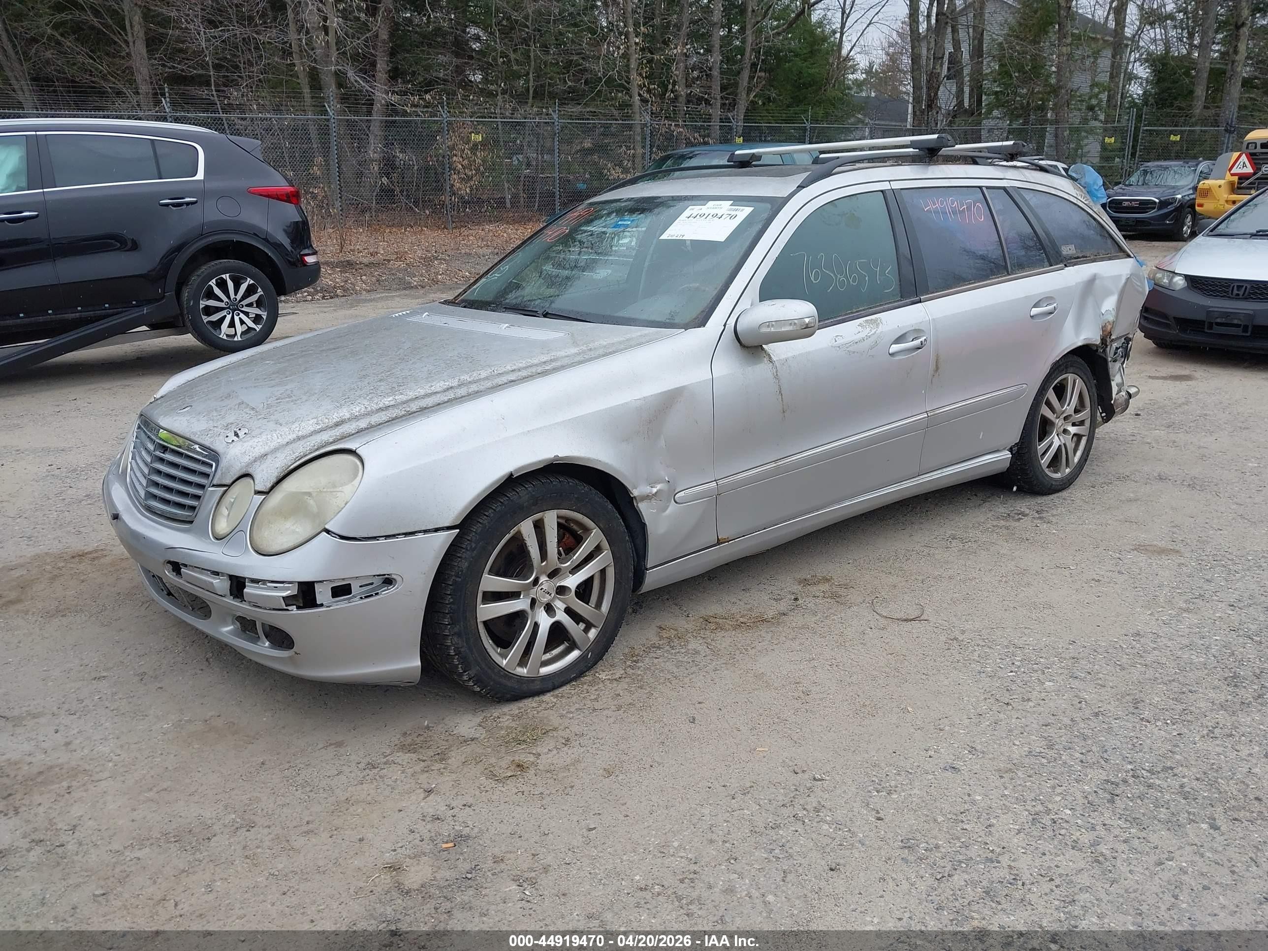 2005 Mercedes-benz E 500 4matic Silver vin: WDBUH83J95X170044