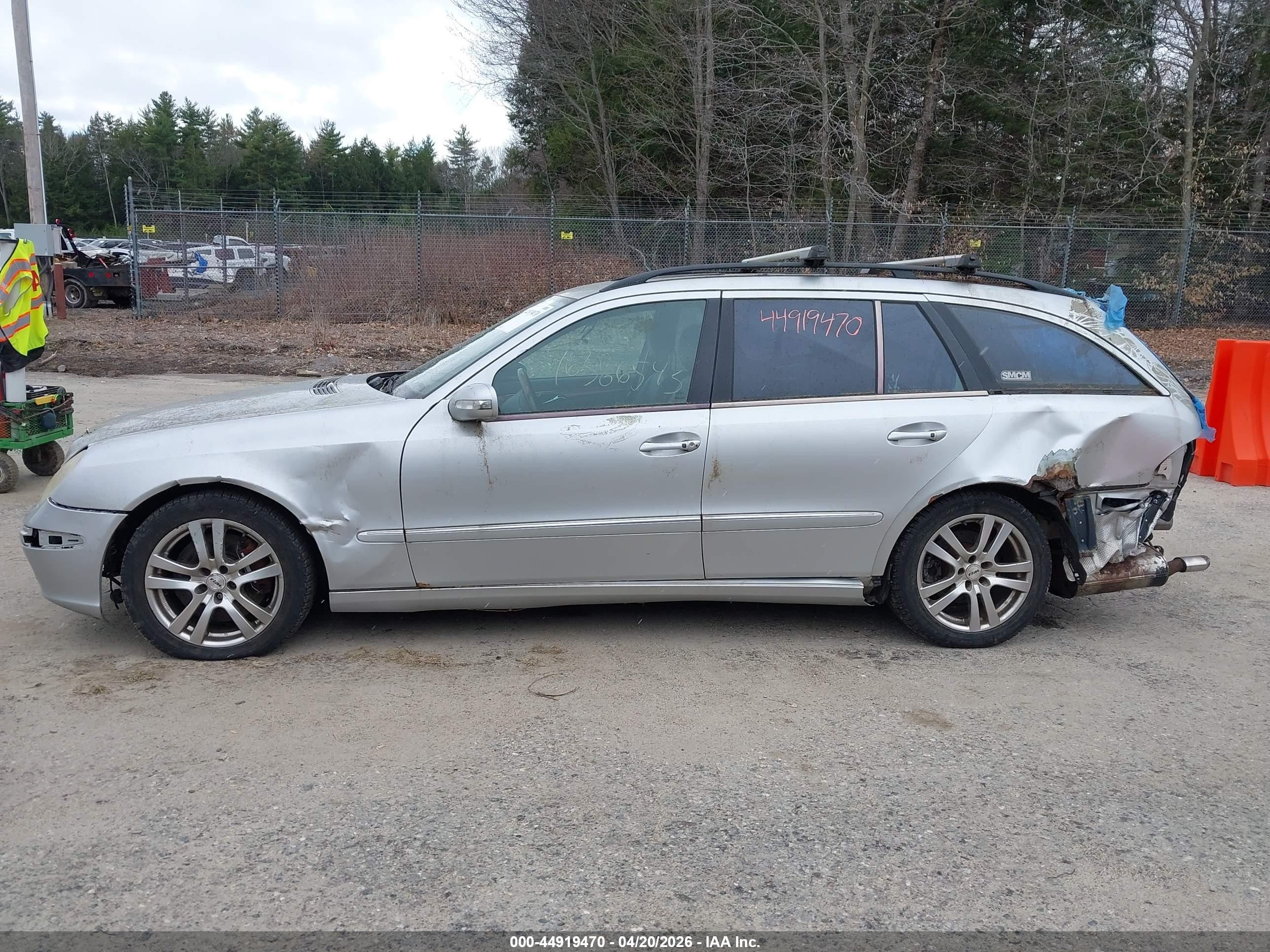 2005 Mercedes-benz E 500 4matic Silver vin: WDBUH83J95X170044