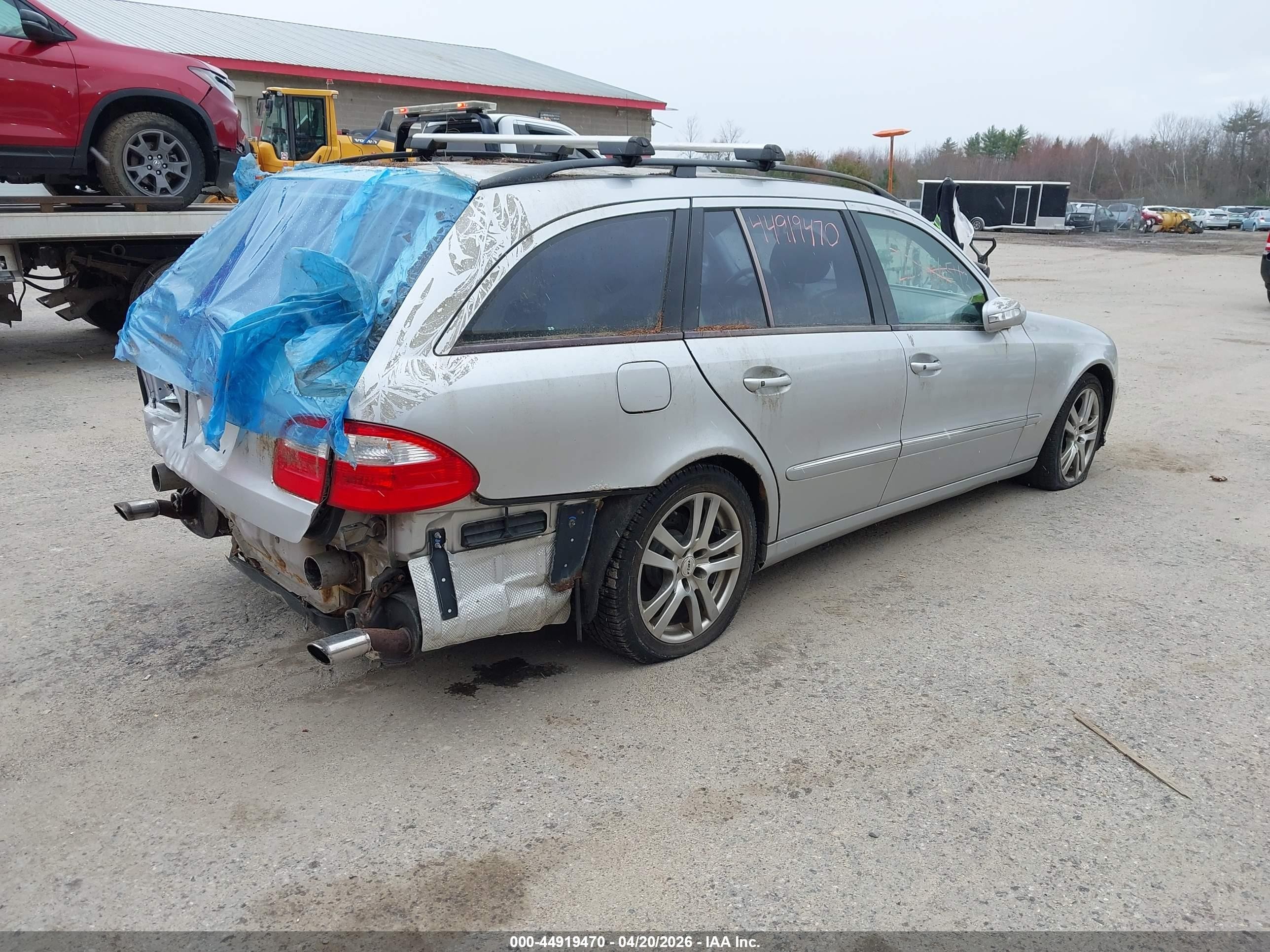 2005 Mercedes-benz E 500 4matic Silver vin: WDBUH83J95X170044