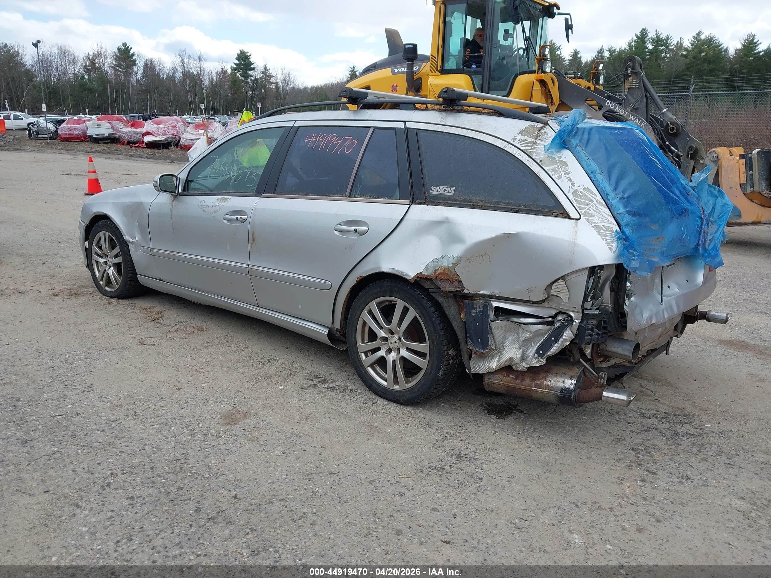 2005 Mercedes-benz E 500 4matic Silver vin: WDBUH83J95X170044