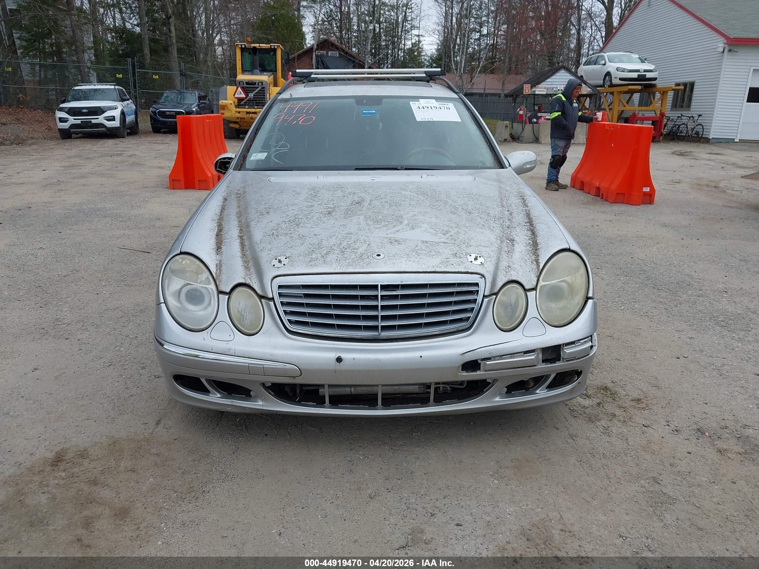 2005 Mercedes-benz E 500 4matic Silver vin: WDBUH83J95X170044