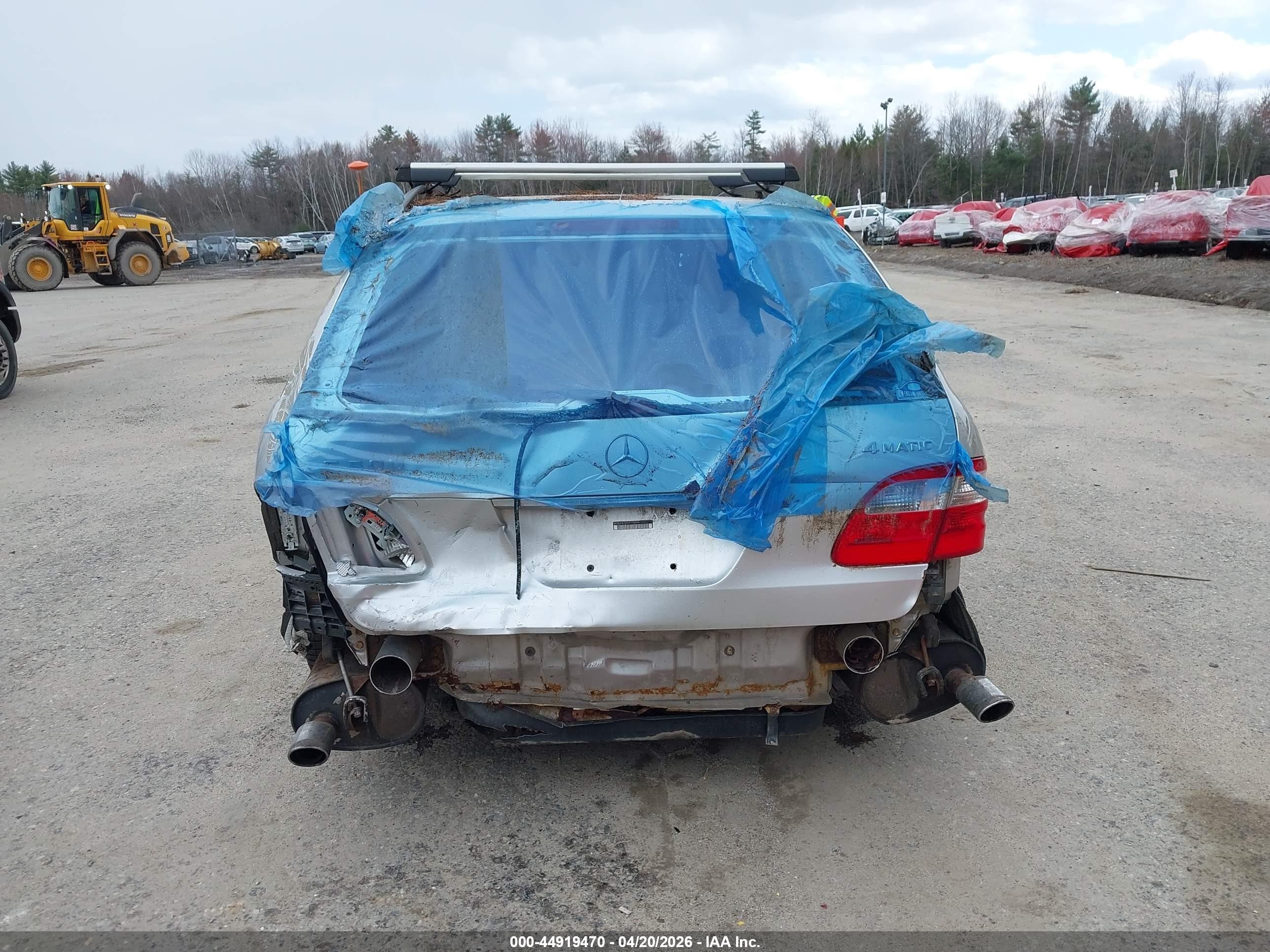 2005 Mercedes-benz E 500 4matic Silver vin: WDBUH83J95X170044