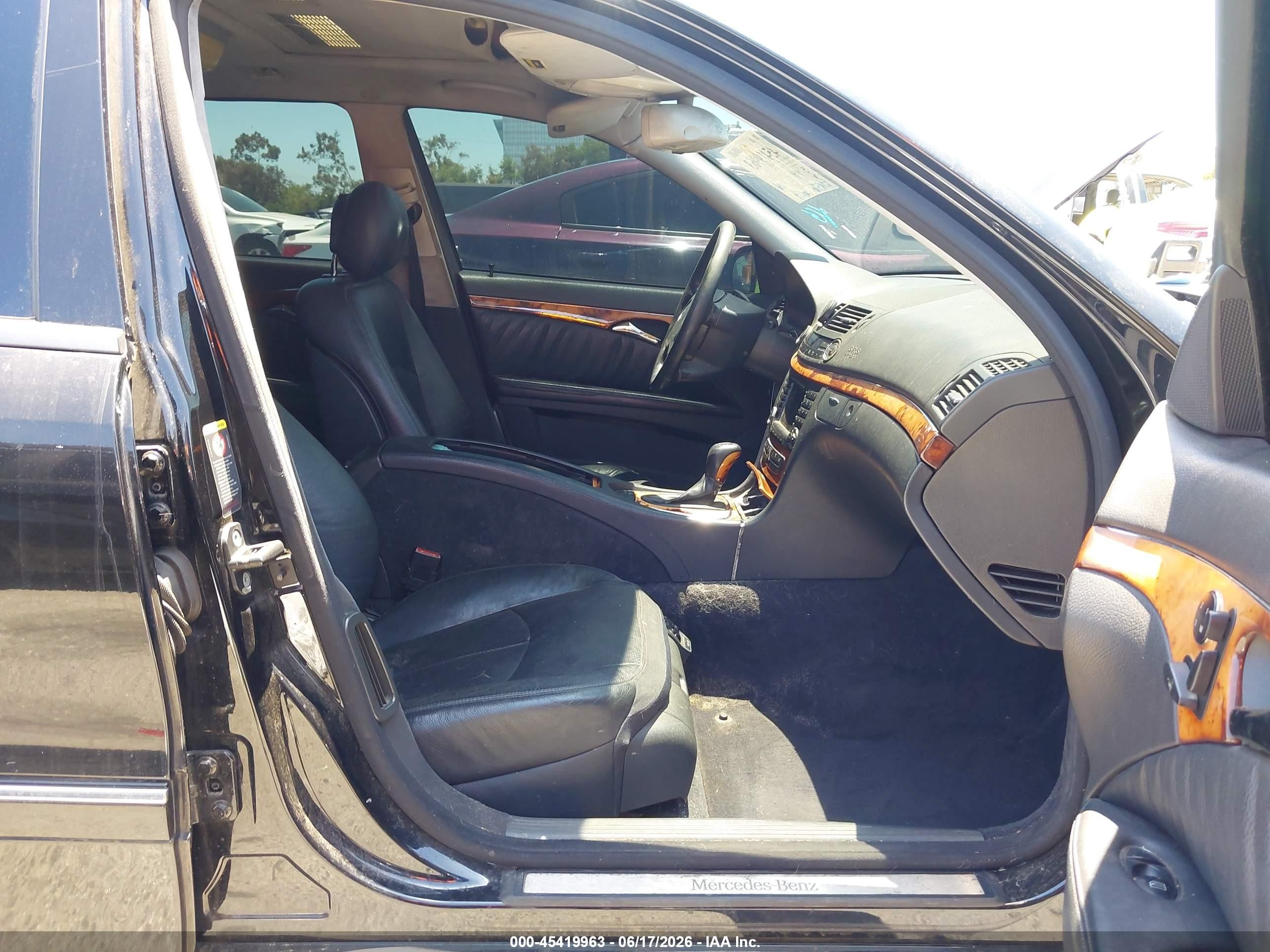 2005 Mercedes-benz E 500 4matic Черный vin: WDBUH83JX5X178329