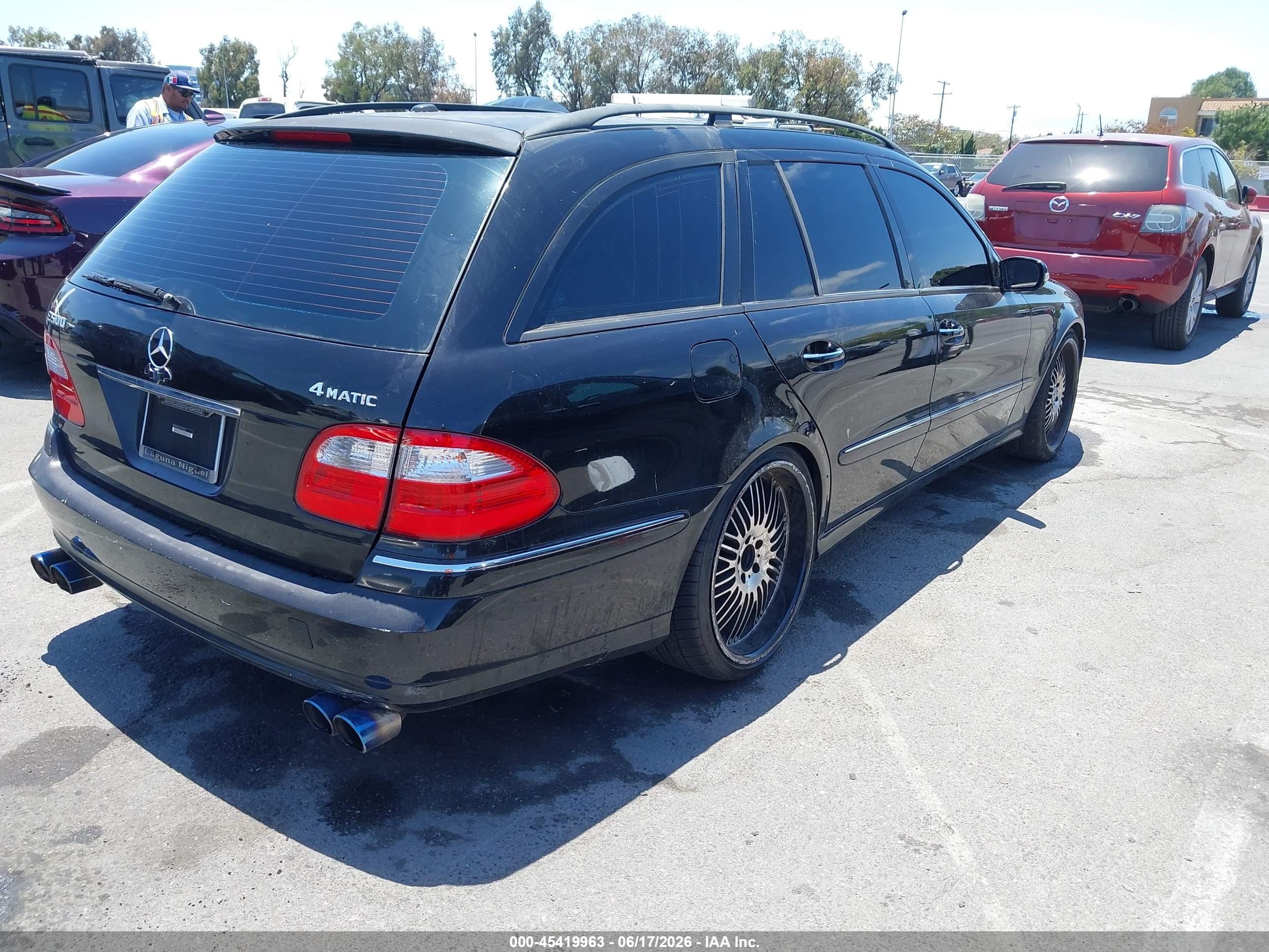 2005 Mercedes-benz E 500 4matic Черный vin: WDBUH83JX5X178329