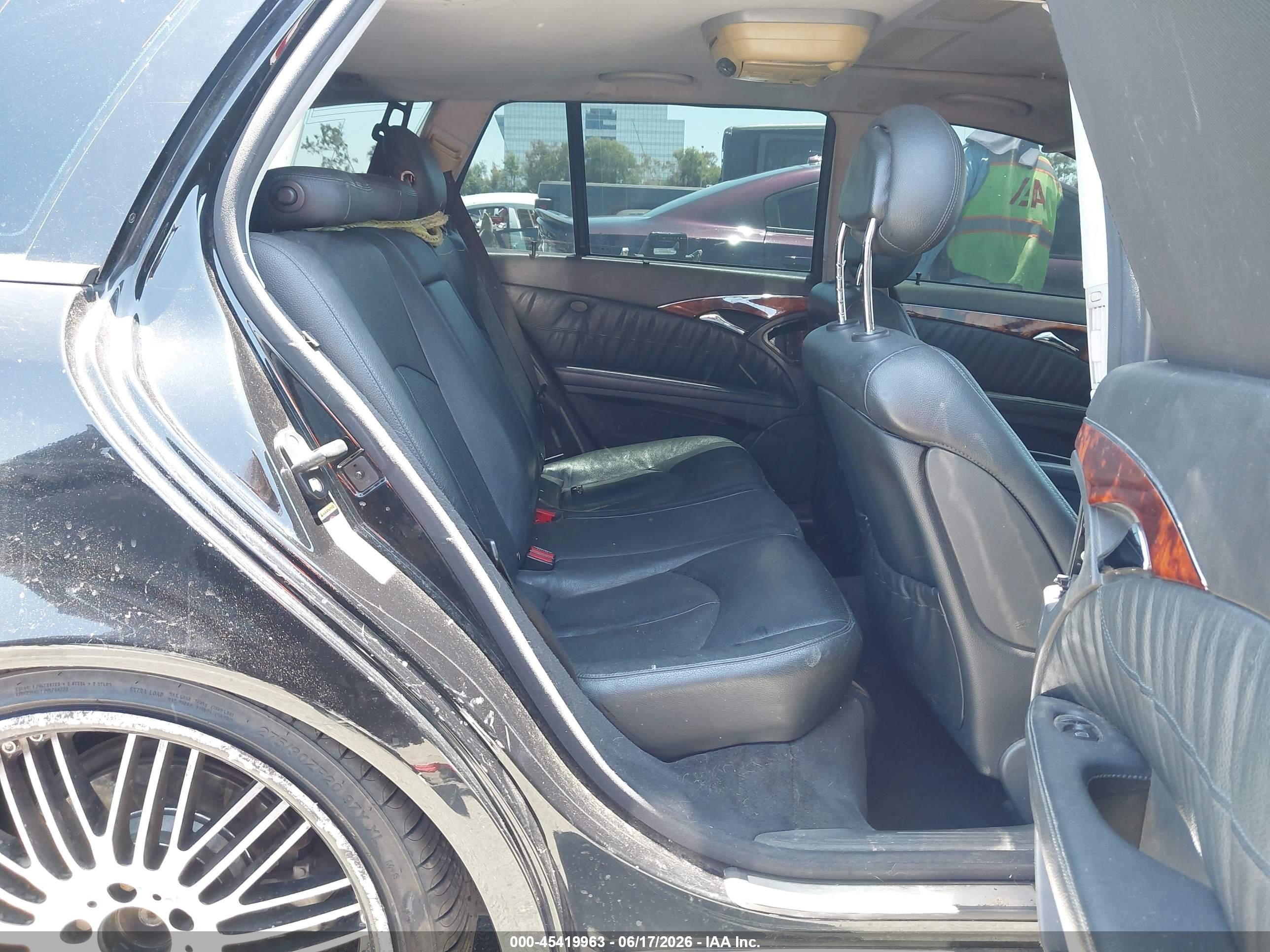 2005 Mercedes-benz E 500 4matic Черный vin: WDBUH83JX5X178329