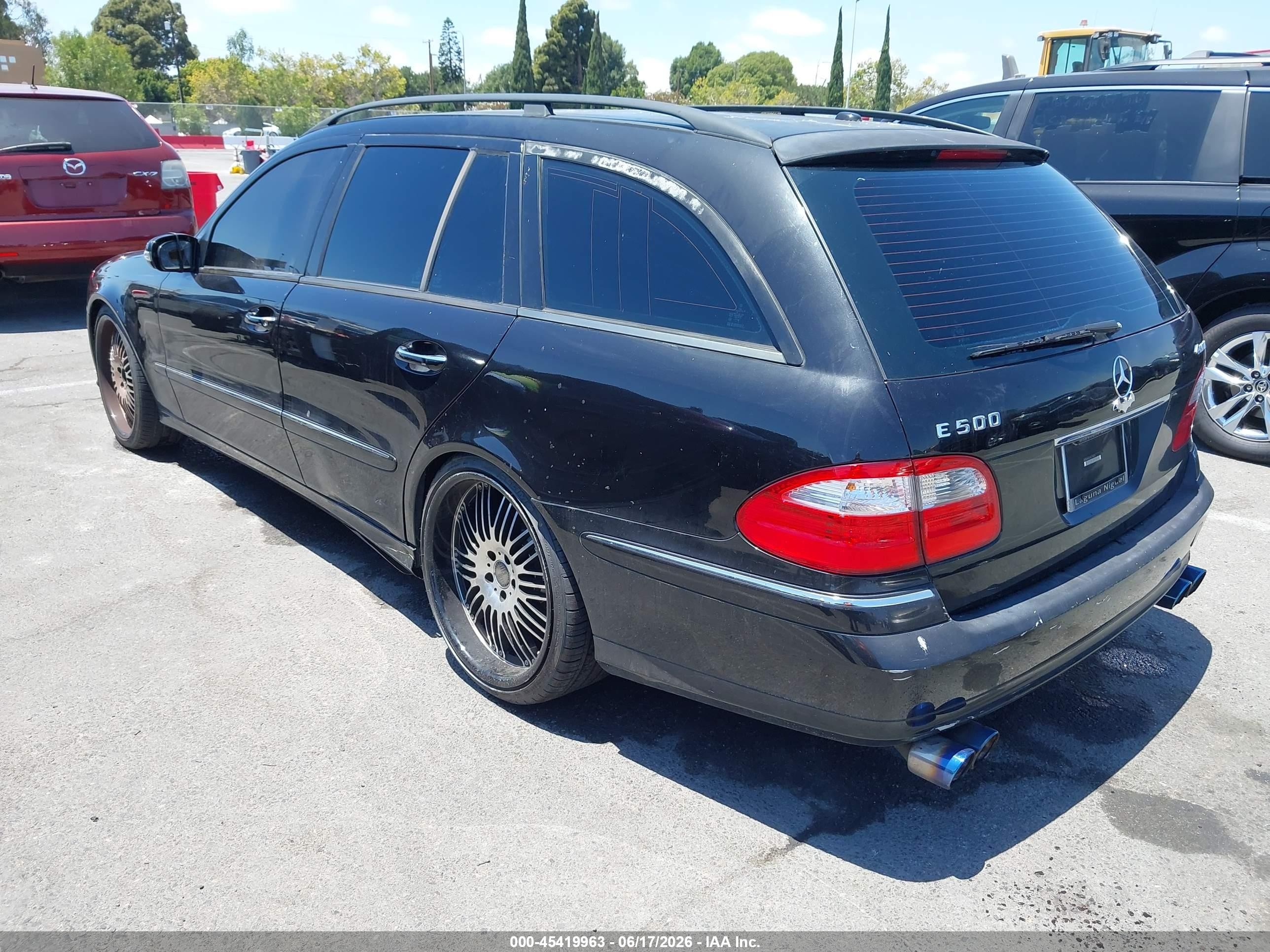 2005 Mercedes-benz E 500 4matic Черный vin: WDBUH83JX5X178329
