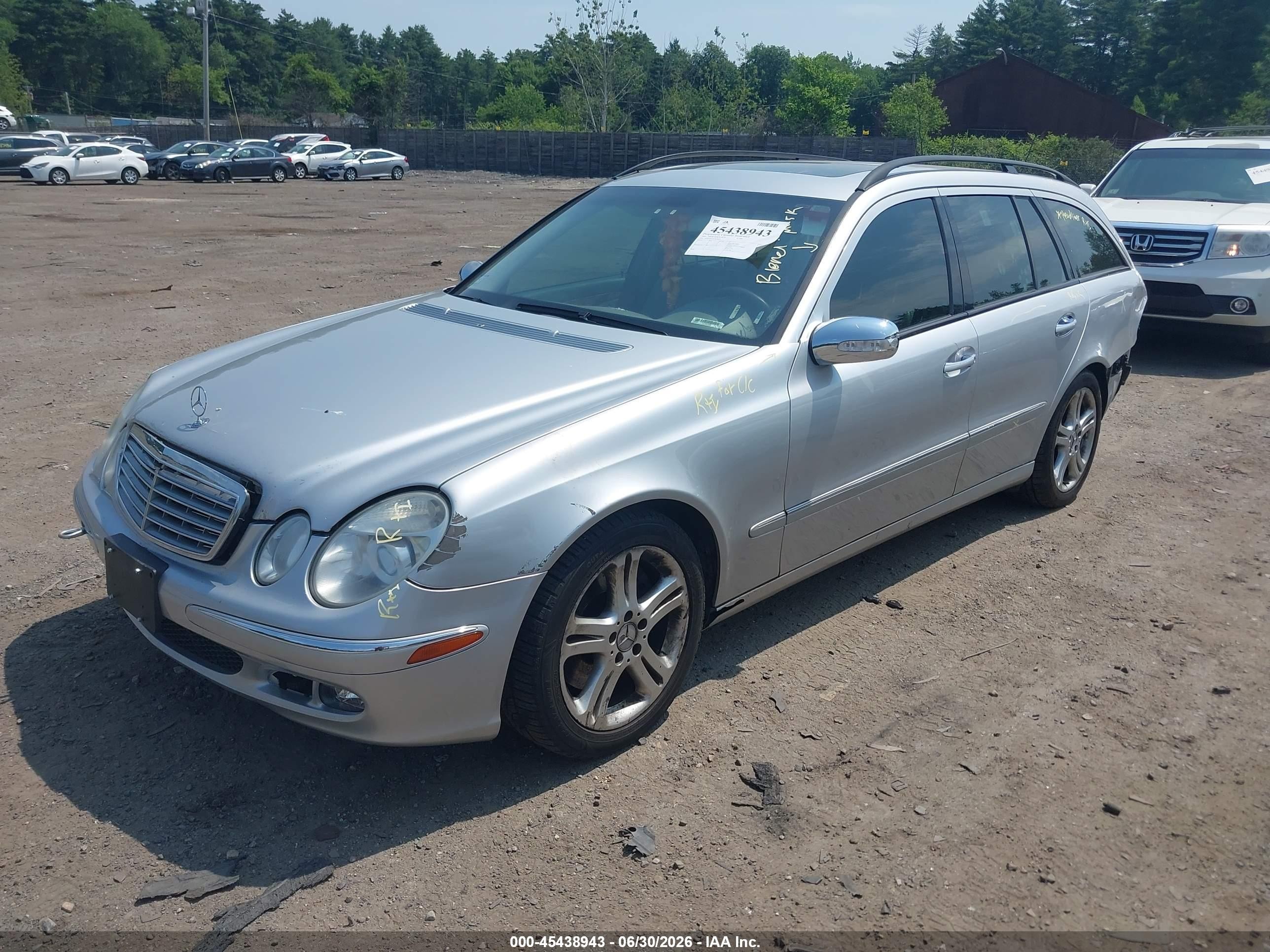 2005 Mercedes-benz E 500 4matic Silver vin: WDBUH83JX5X182221