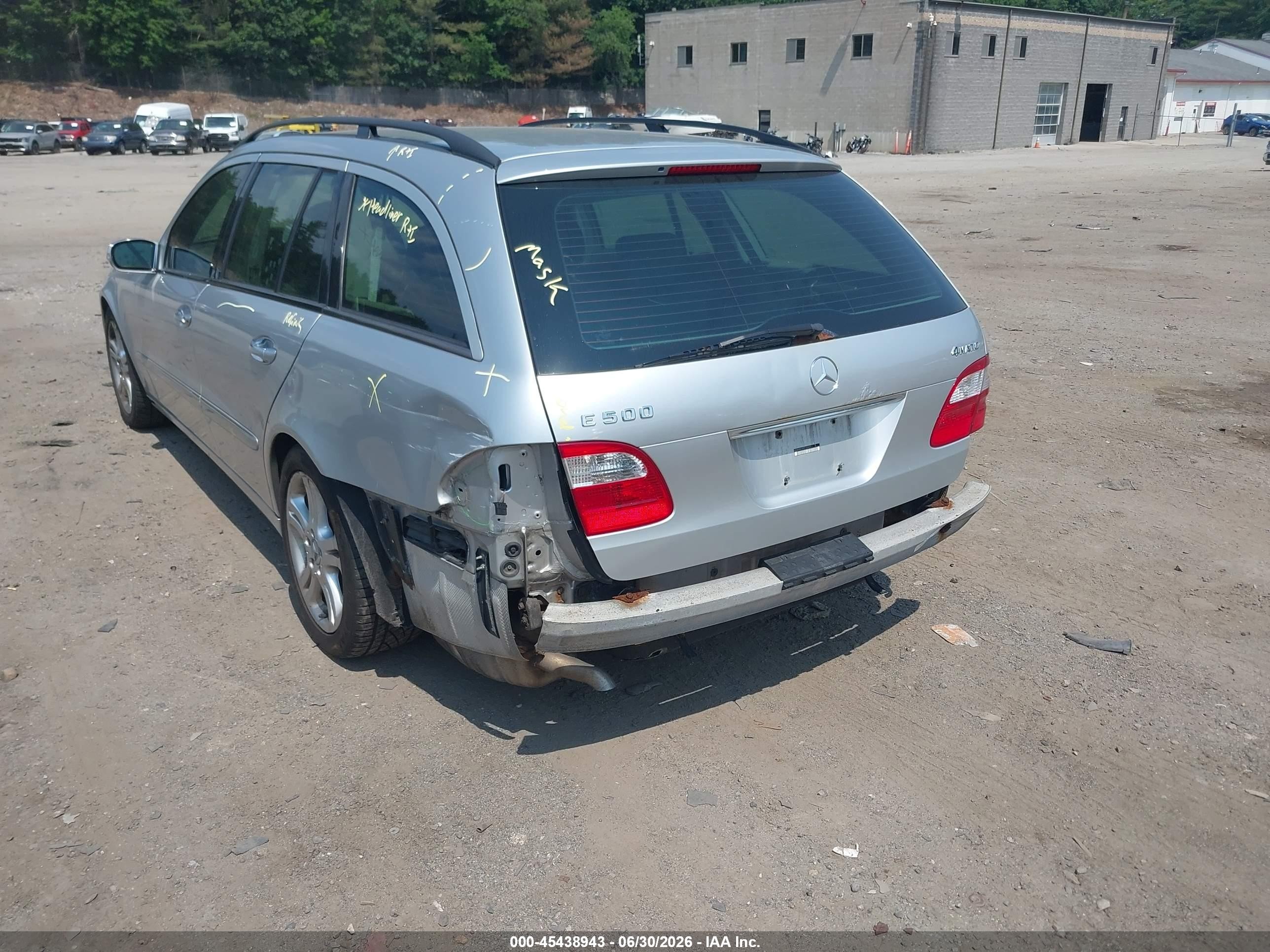 2005 Mercedes-benz E 500 4matic Silver vin: WDBUH83JX5X182221