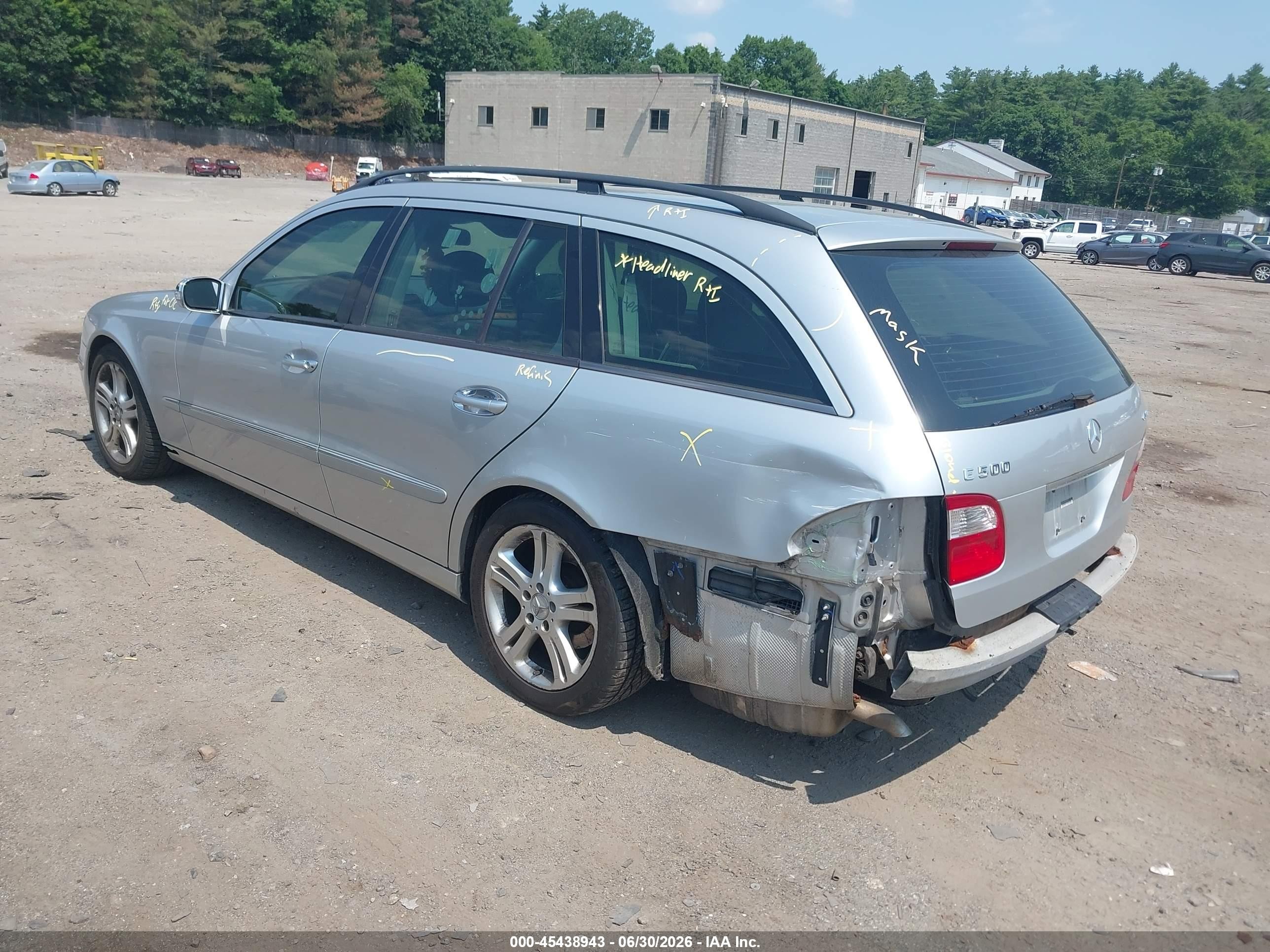 2005 Mercedes-benz E 500 4matic Silver vin: WDBUH83JX5X182221