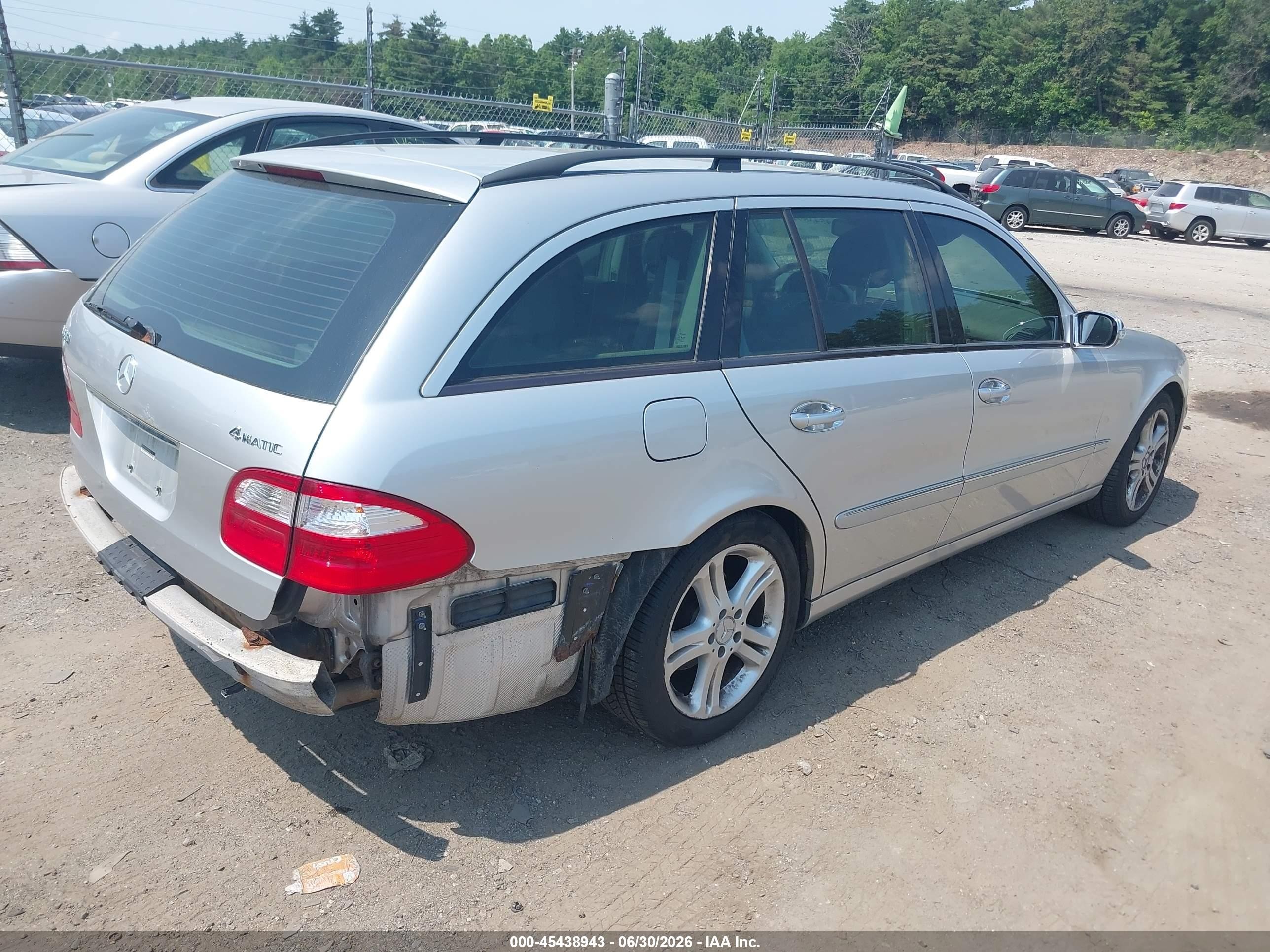 2005 Mercedes-benz E 500 4matic Silver vin: WDBUH83JX5X182221