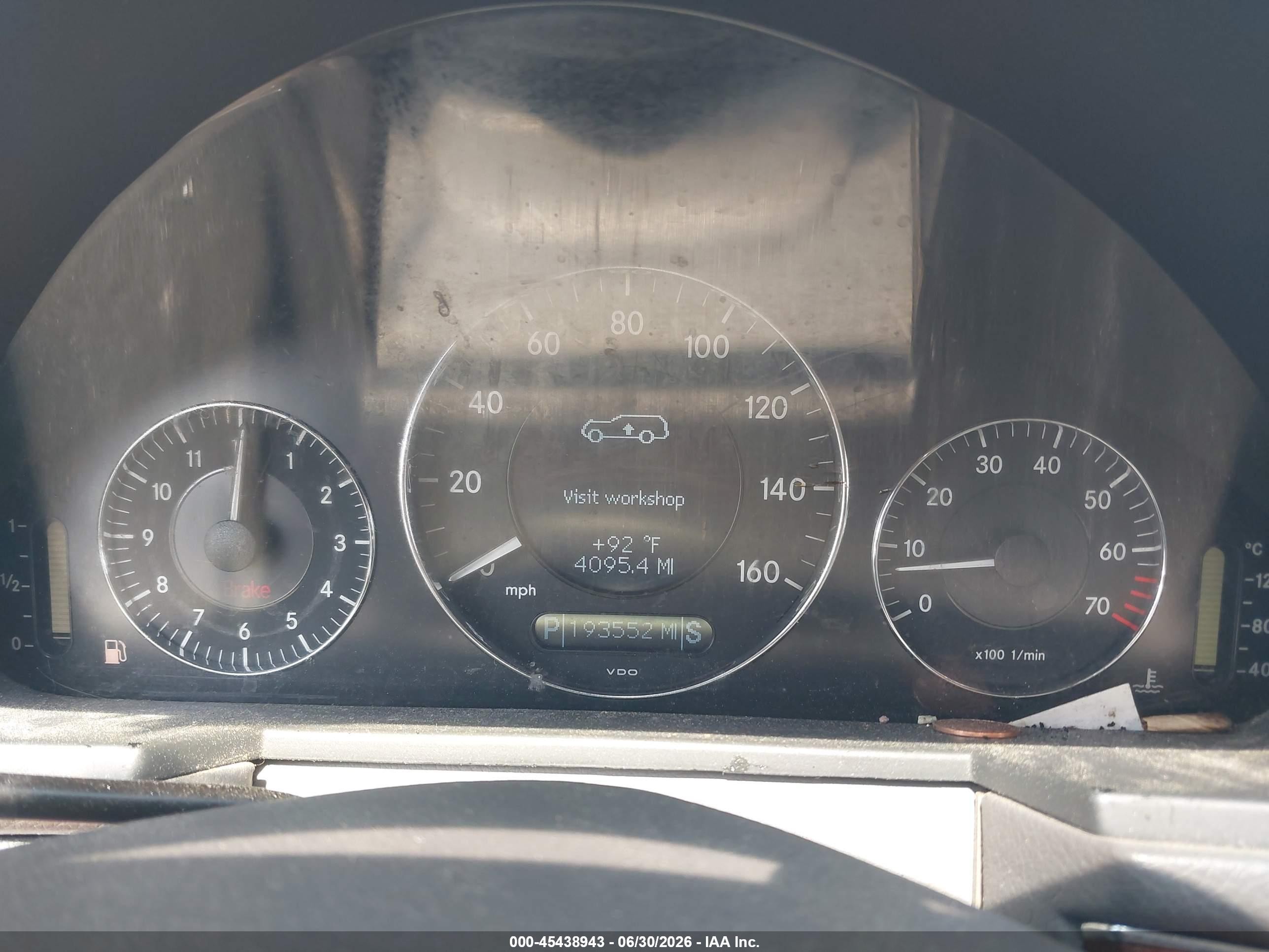2005 Mercedes-benz E 500 4matic Silver vin: WDBUH83JX5X182221