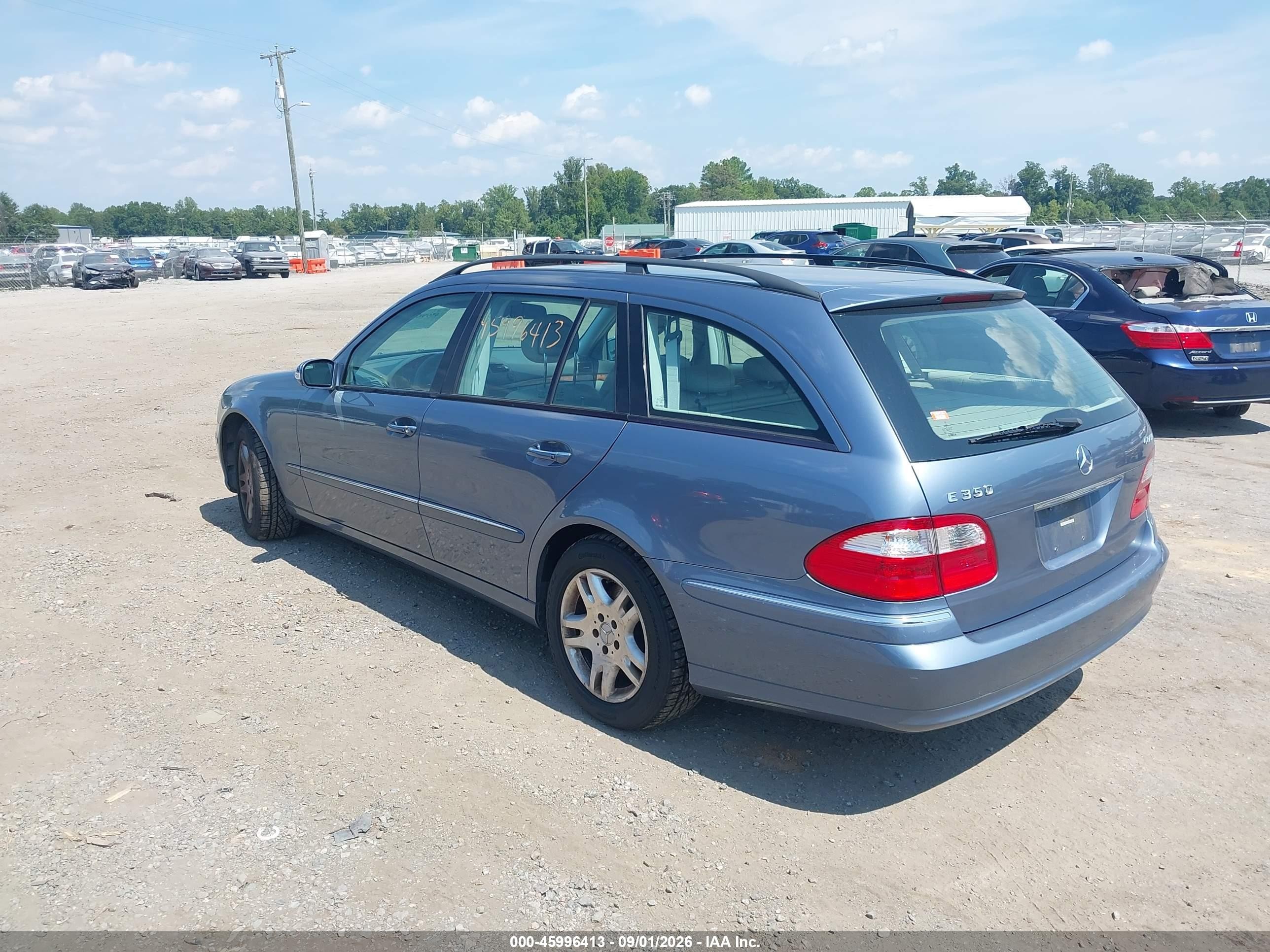 2006 Mercedes-benz E 350 4matic Blue vin: WDBUH87J06X186340