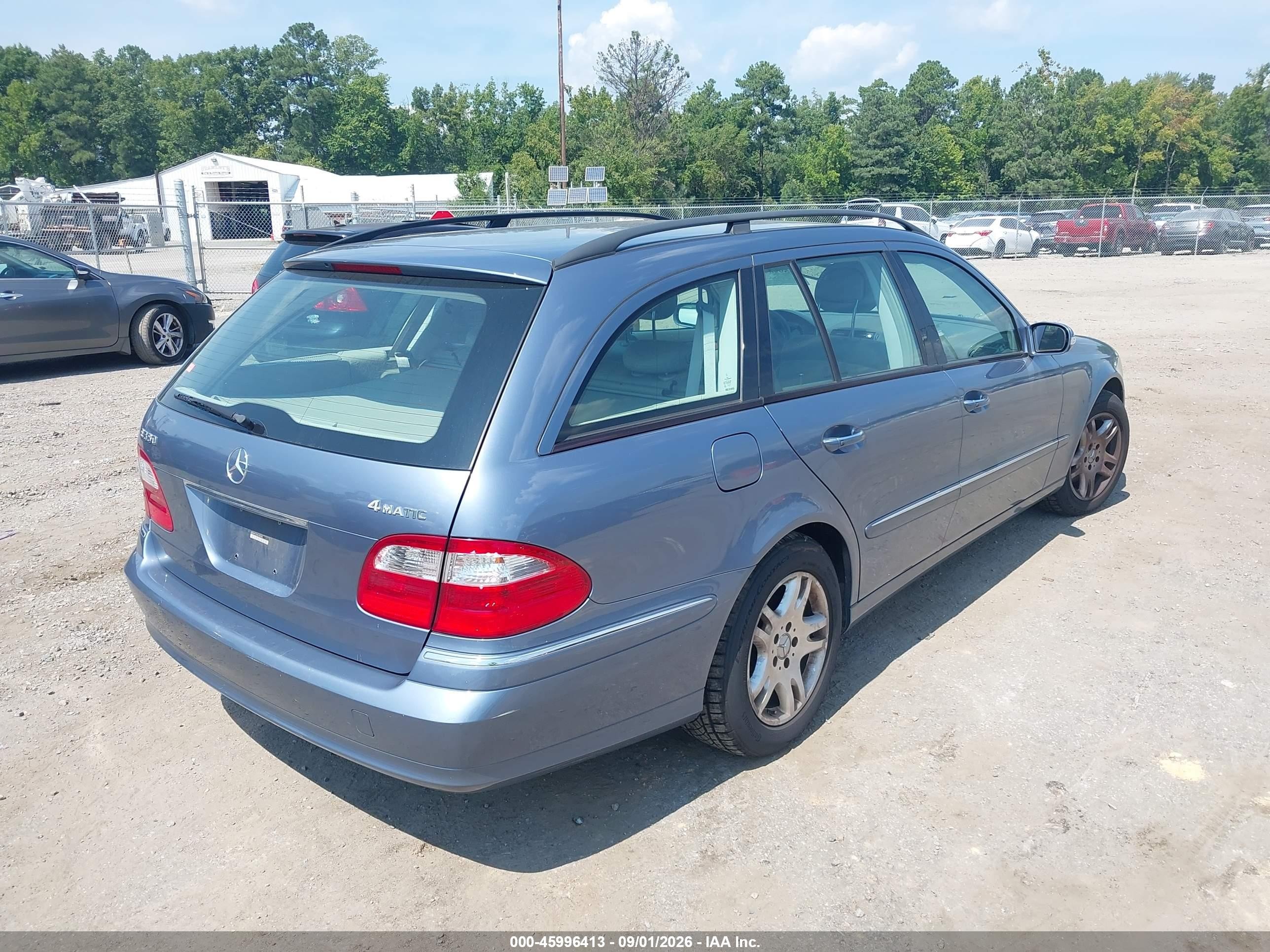 2006 Mercedes-benz E 350 4matic Blue vin: WDBUH87J06X186340