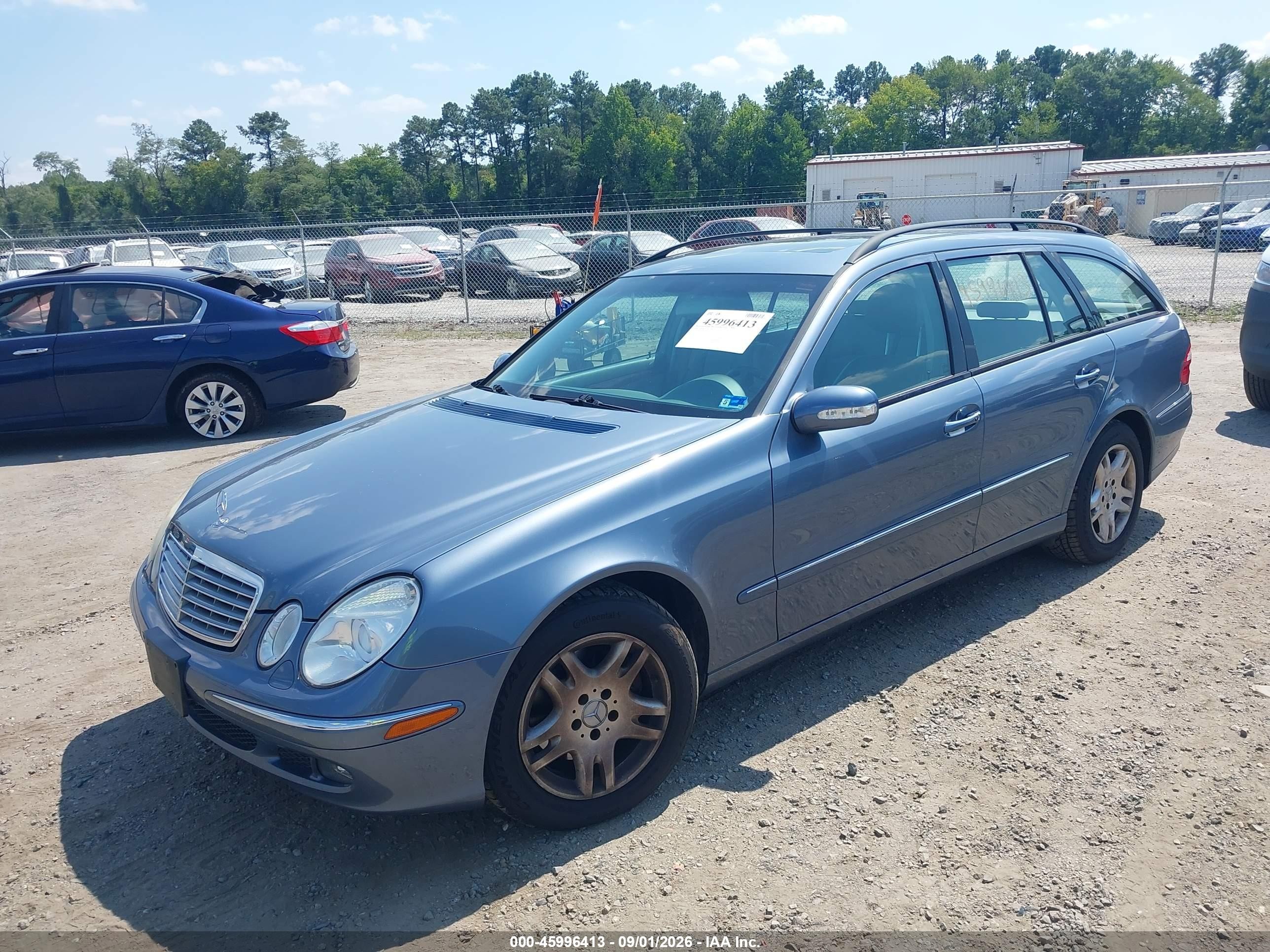 2006 Mercedes-benz E 350 4matic Blue vin: WDBUH87J06X186340