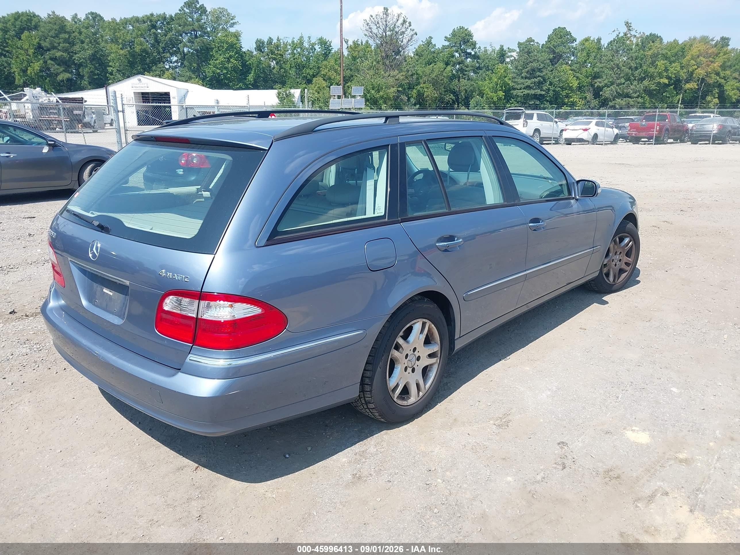 2006 Mercedes-benz E 350 4matic Blue vin: WDBUH87J06X186340