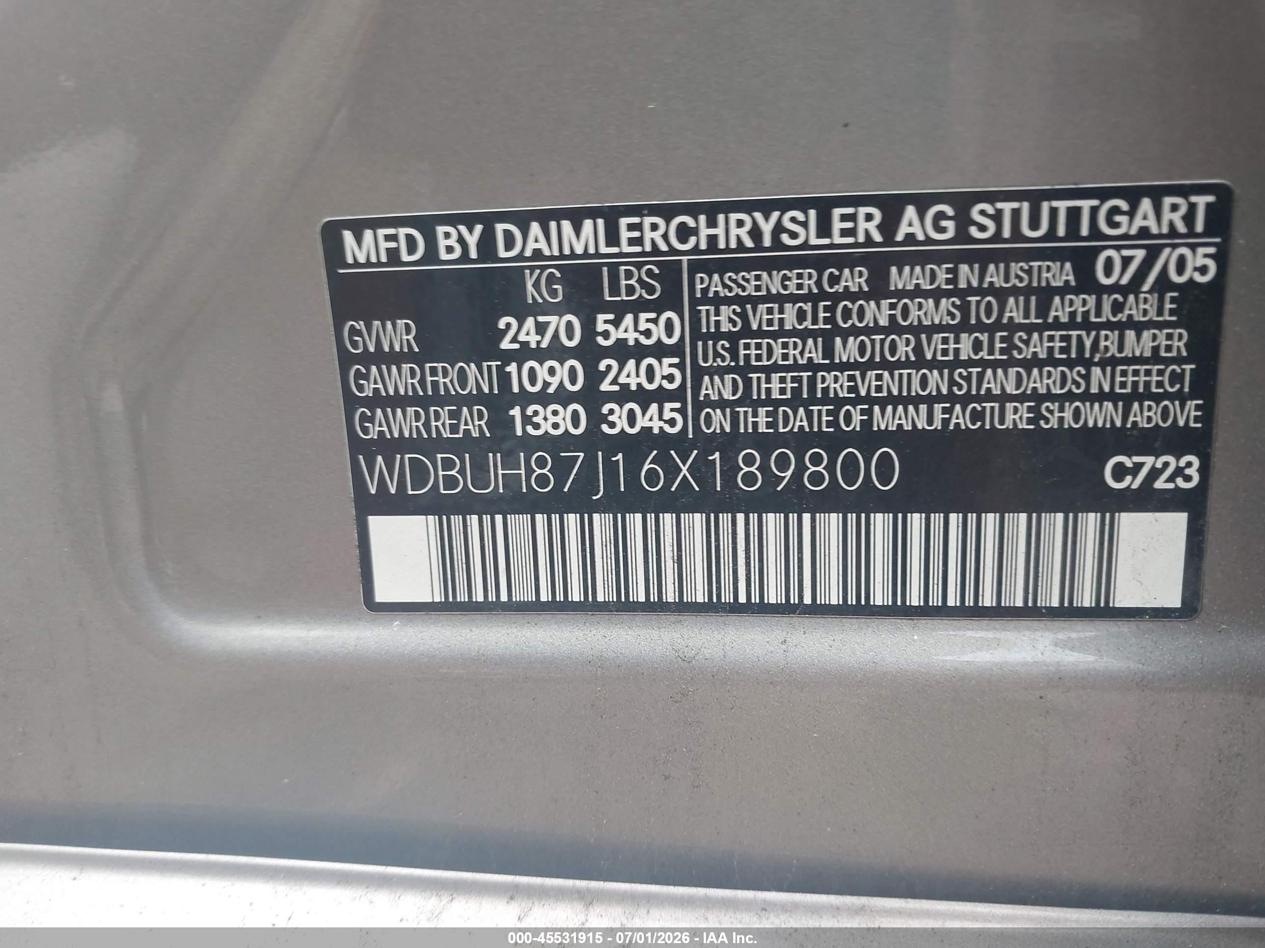 2006 Mercedes-benz E 350 4matic Gold vin: WDBUH87J16X189800