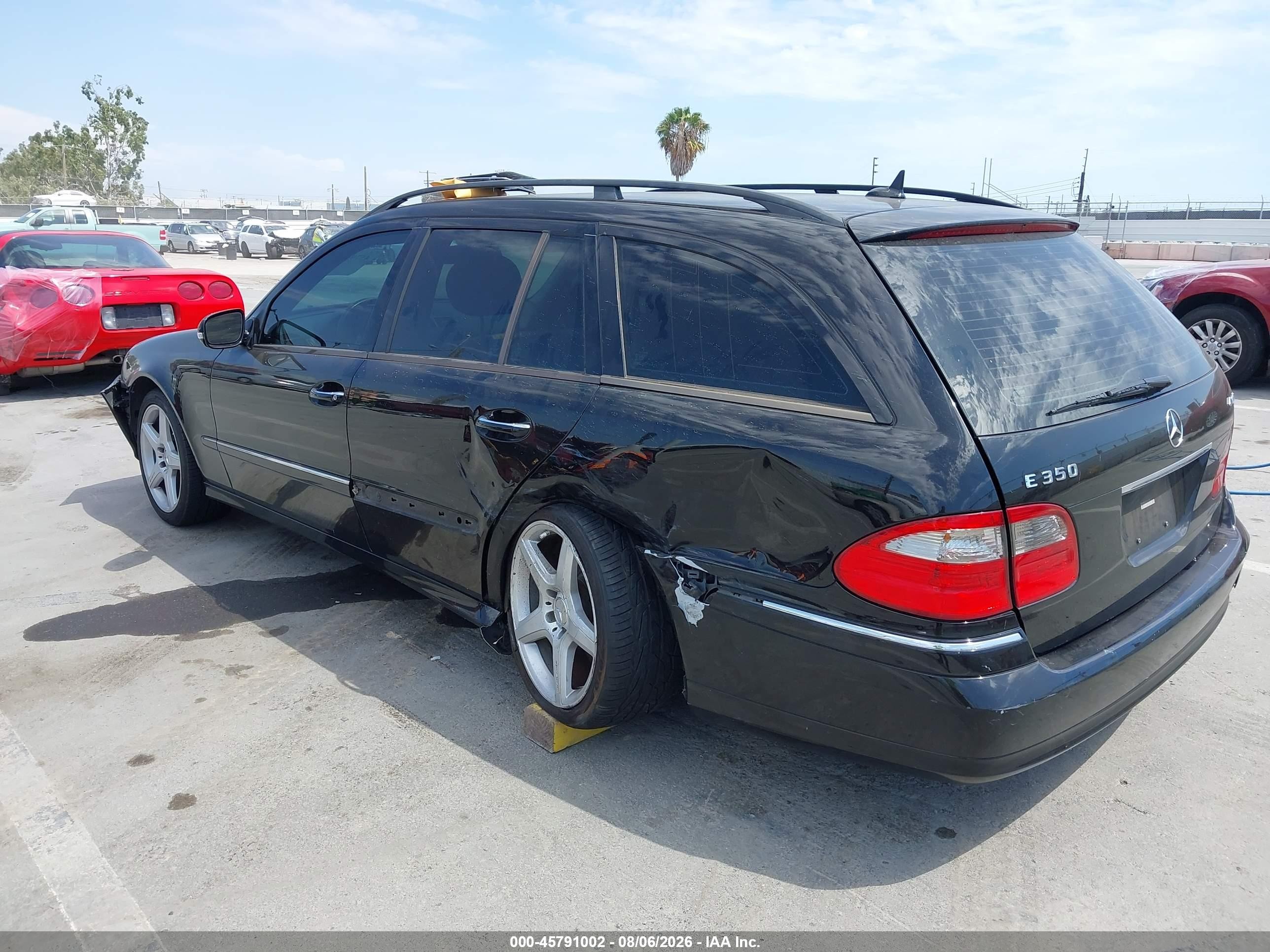 2007 Mercedes-benz E 350 4matic Black vin: WDBUH87X17B145749