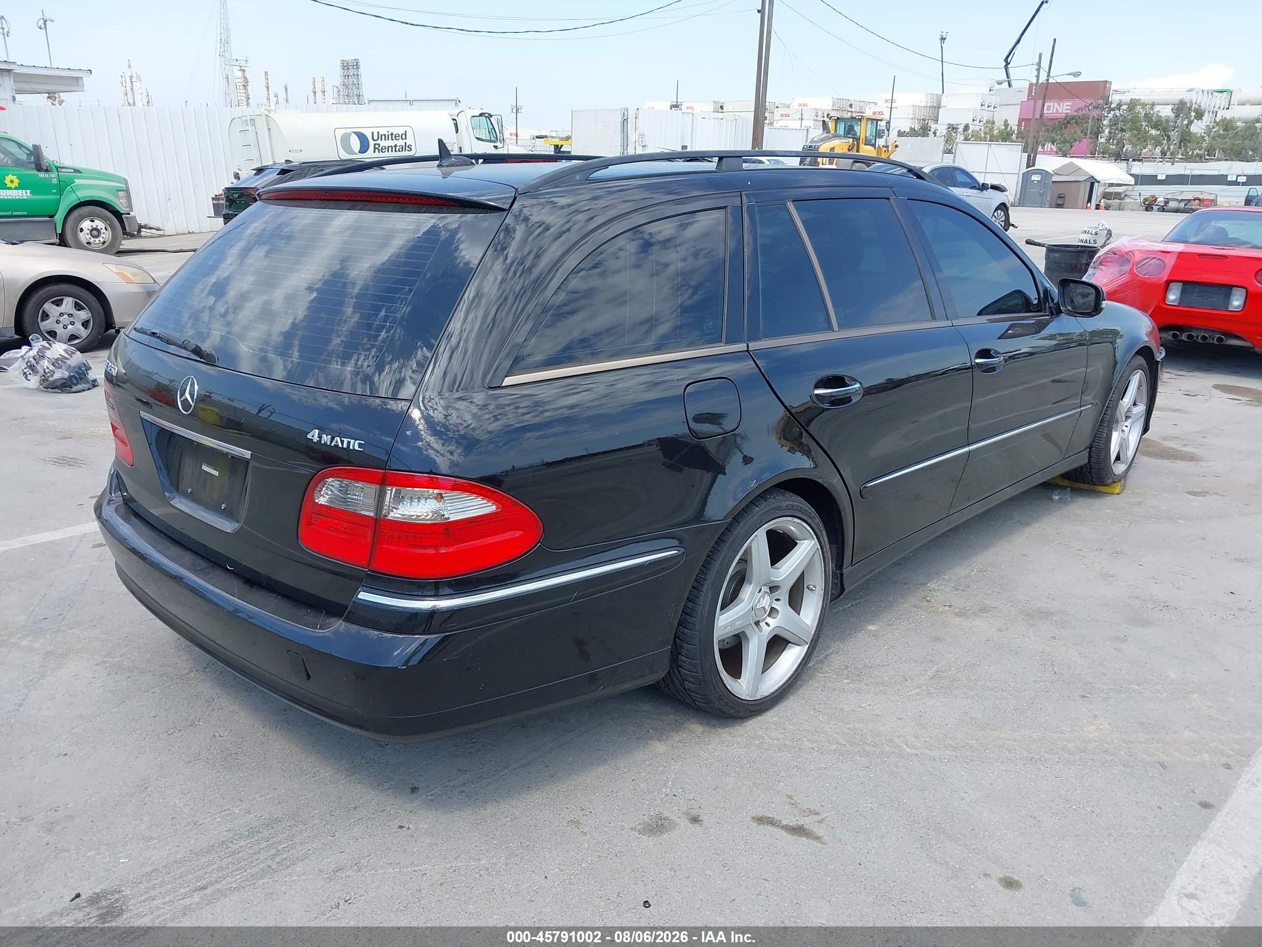 2007 Mercedes-benz E 350 4matic Black vin: WDBUH87X17B145749