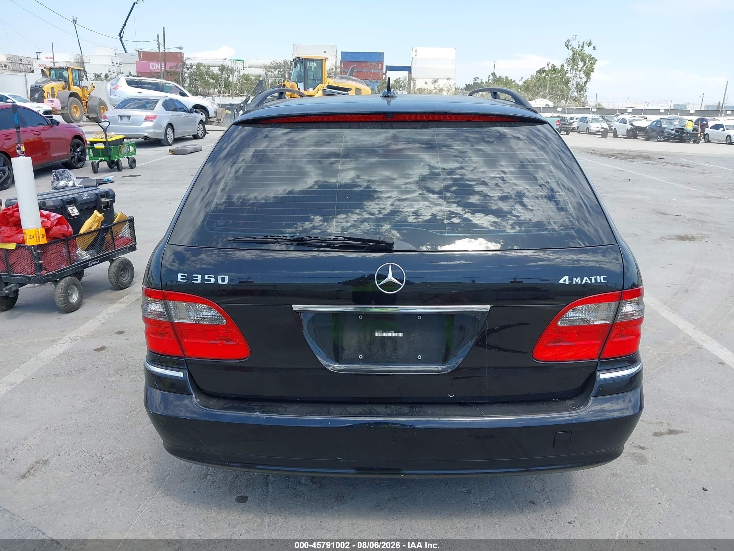 2007 Mercedes-benz E 350 4matic Black vin: WDBUH87X17B145749