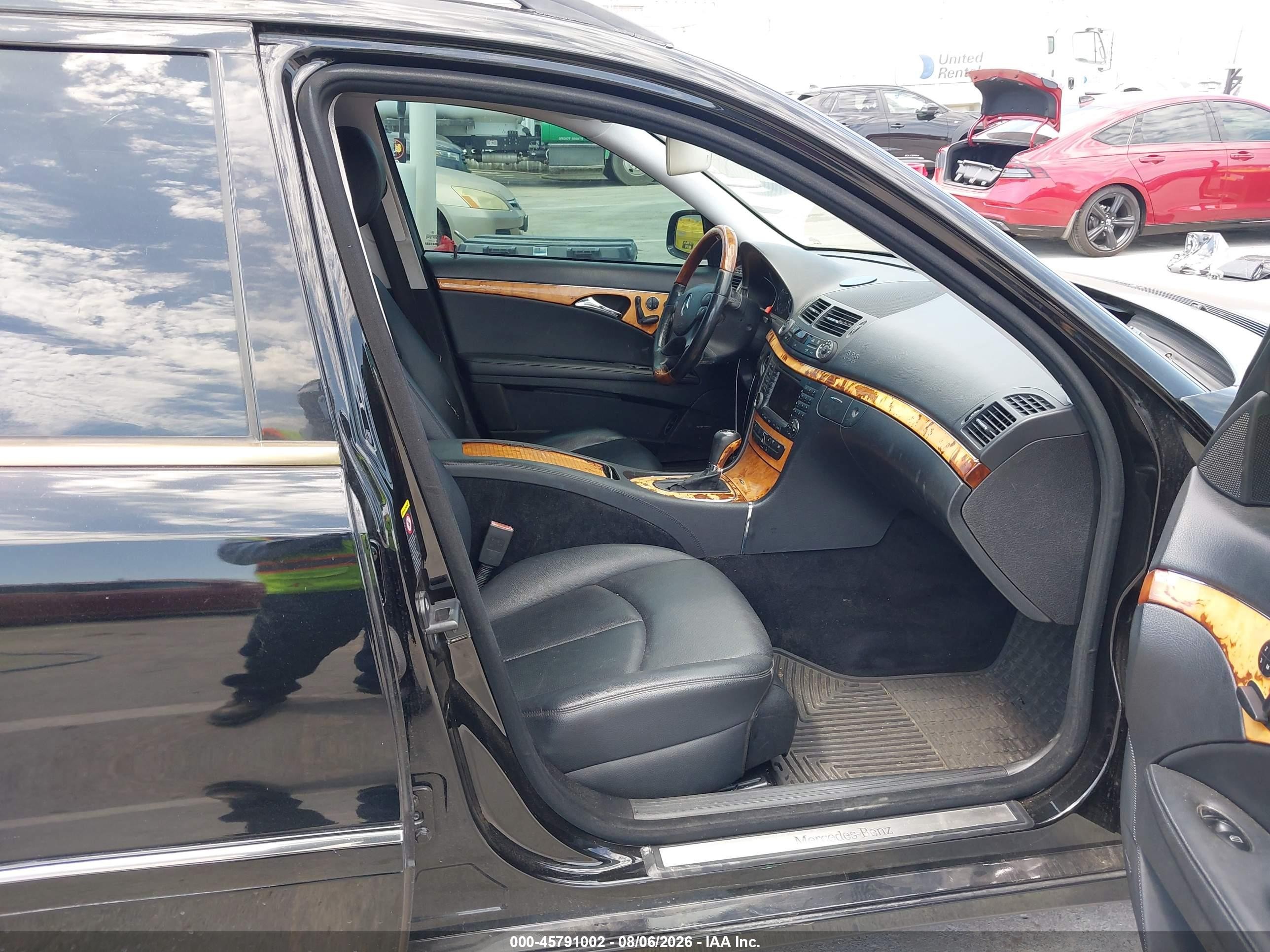 2007 Mercedes-benz E 350 4matic Black vin: WDBUH87X17B145749