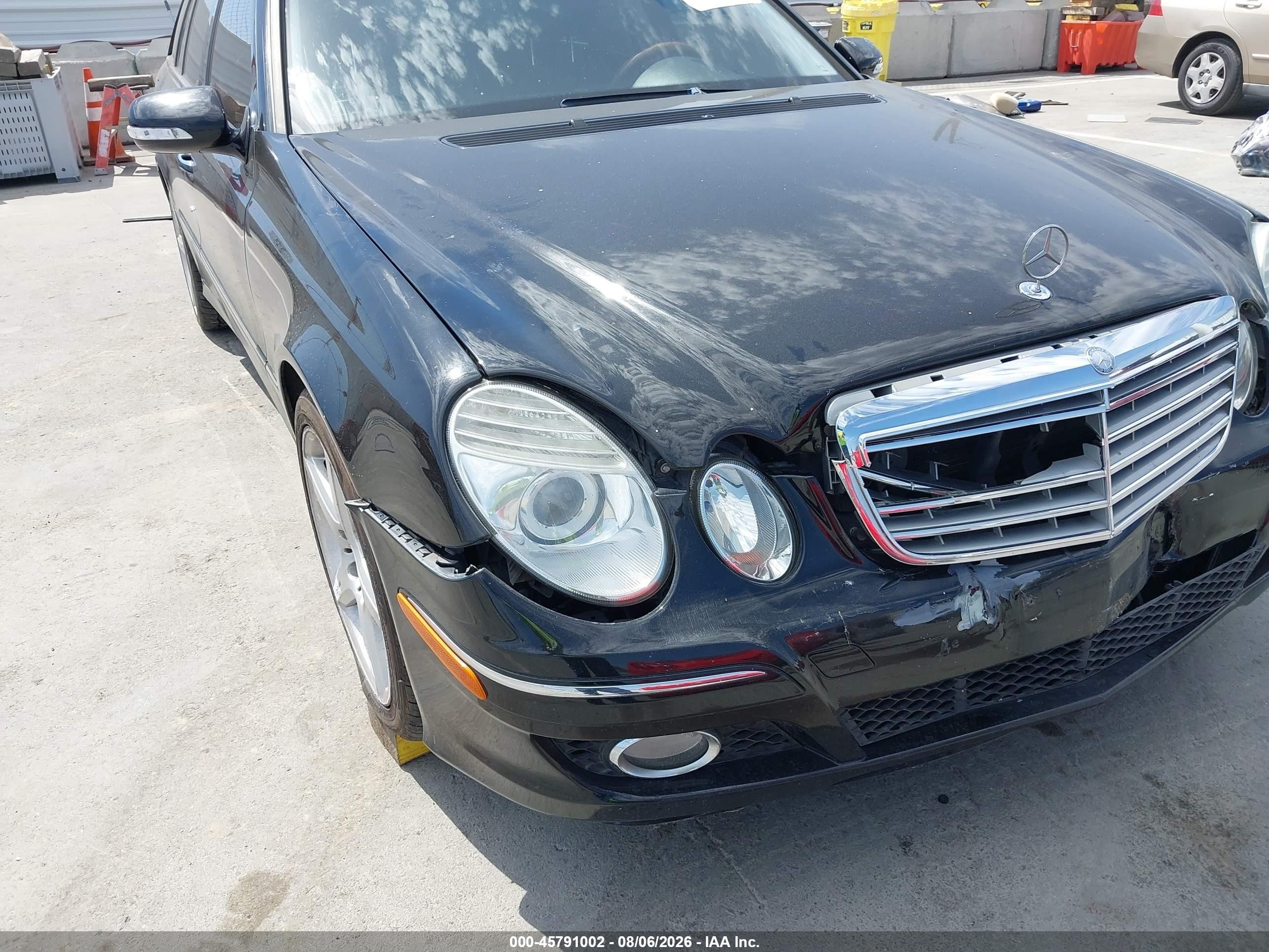 2007 Mercedes-benz E 350 4matic Black vin: WDBUH87X17B145749