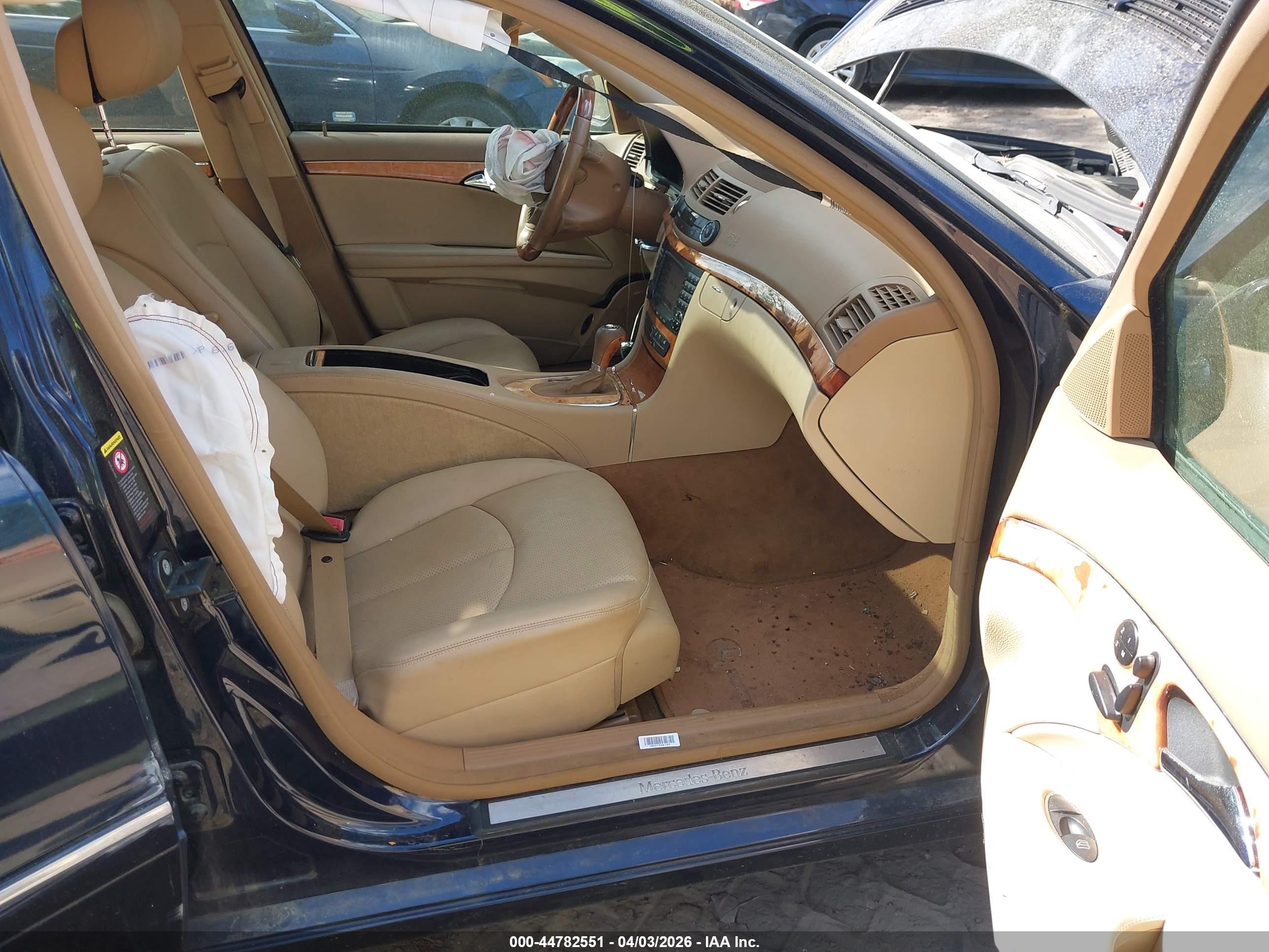 2007 Mercedes-benz E 350 4matic Black vin: WDBUH87X17X215527