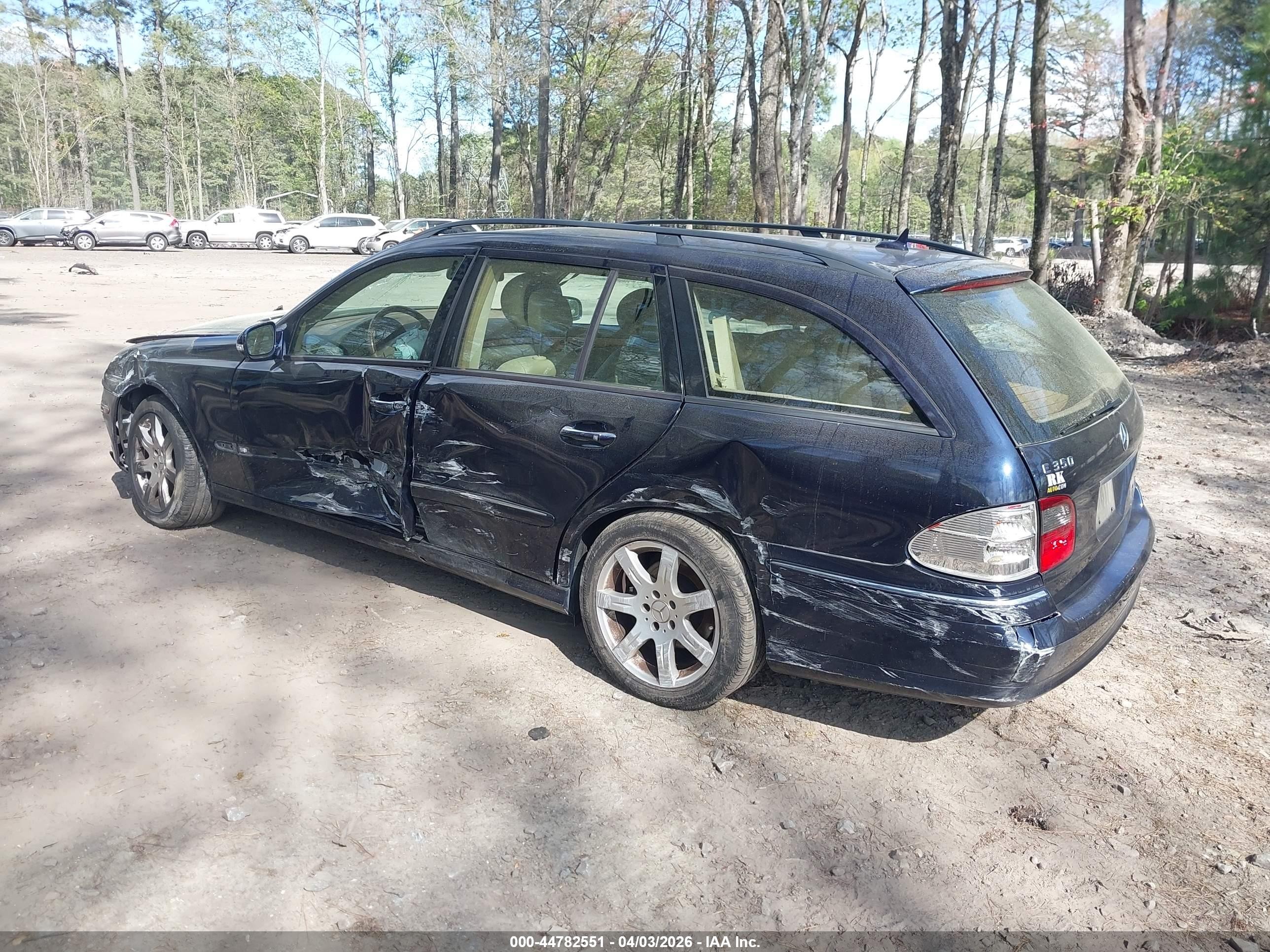 2007 Mercedes-benz E 350 4matic Black vin: WDBUH87X17X215527