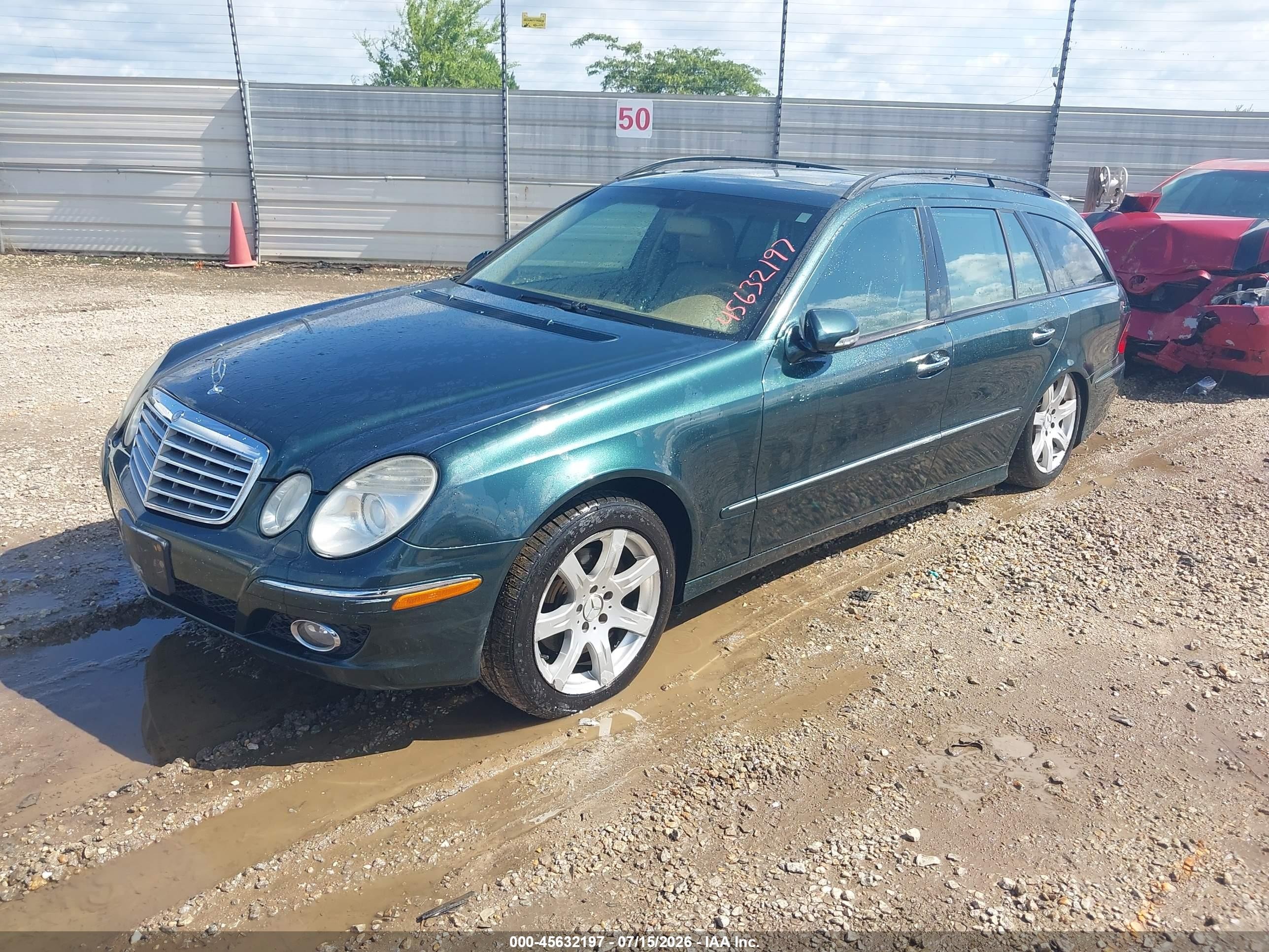 2007 Mercedes-benz E 350 4matic Green vin: WDBUH87X17X220811