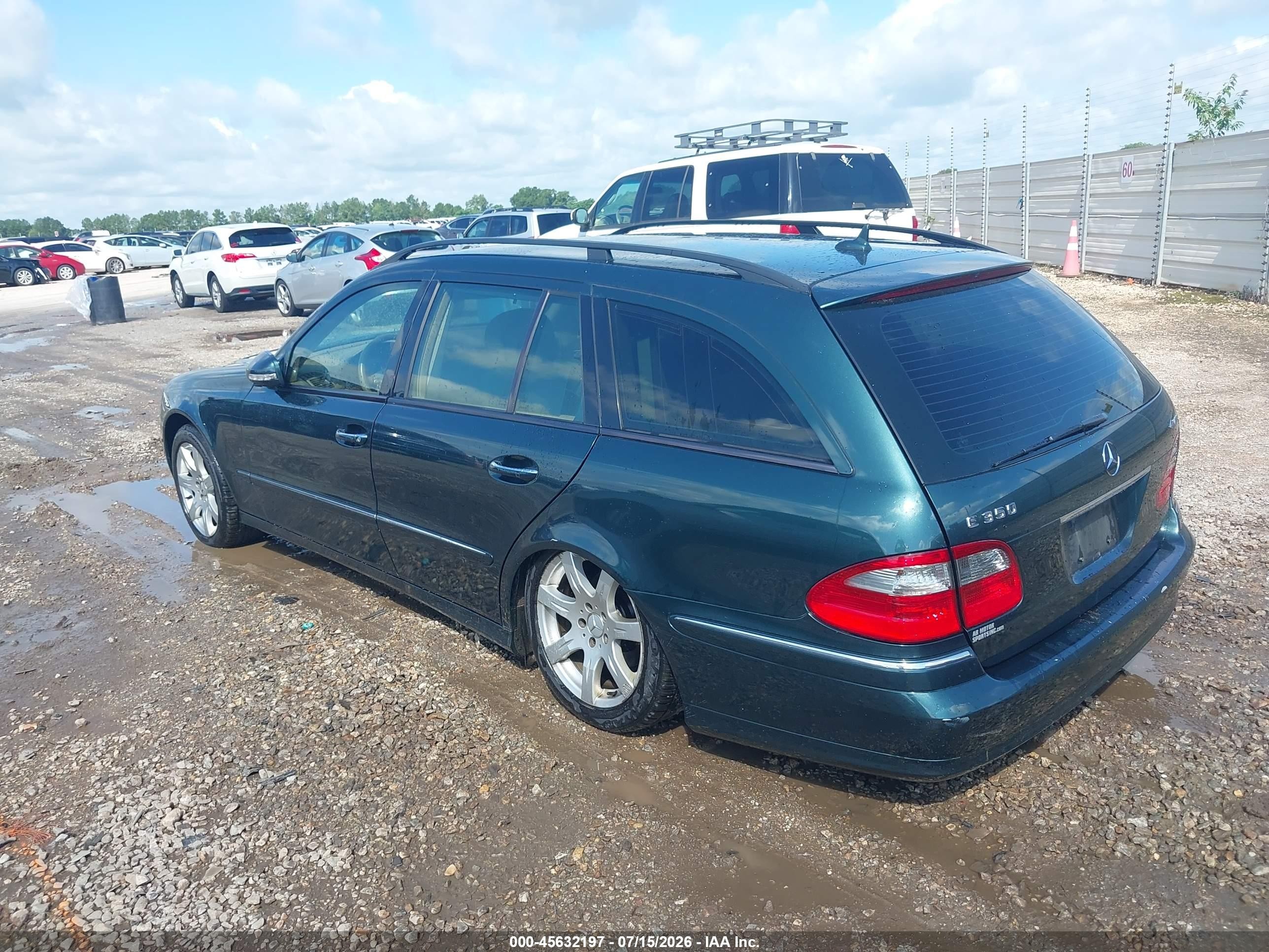 2007 Mercedes-benz E 350 4matic Green vin: WDBUH87X17X220811