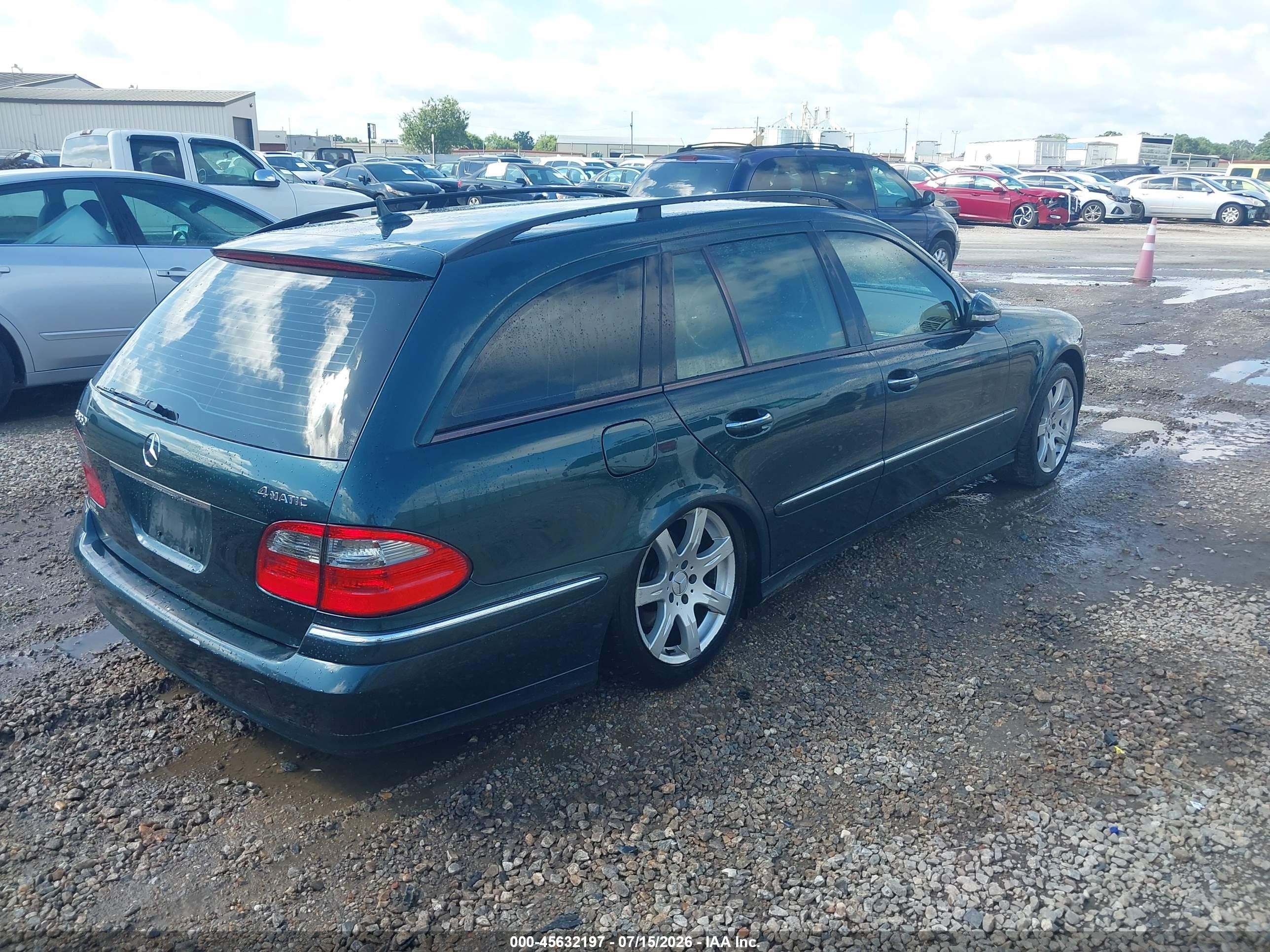 2007 Mercedes-benz E 350 4matic Green vin: WDBUH87X17X220811