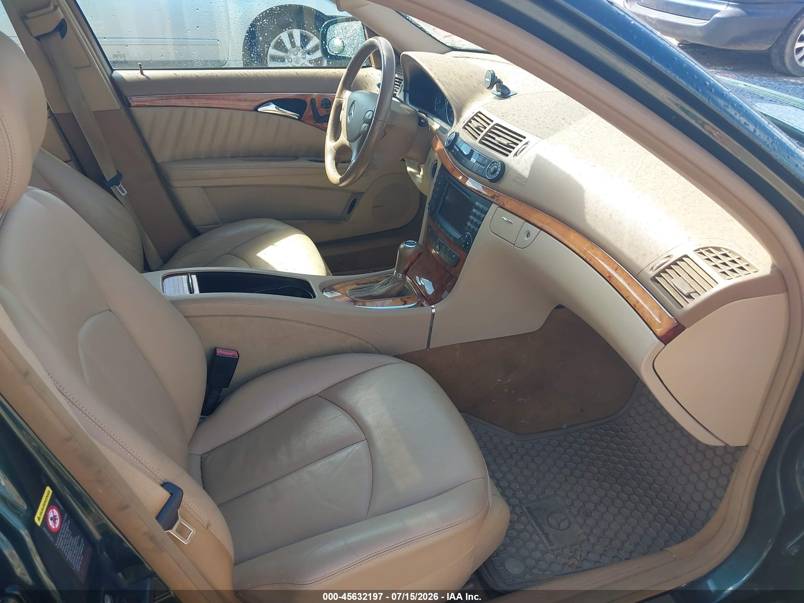 2007 Mercedes-benz E 350 4matic Green vin: WDBUH87X17X220811